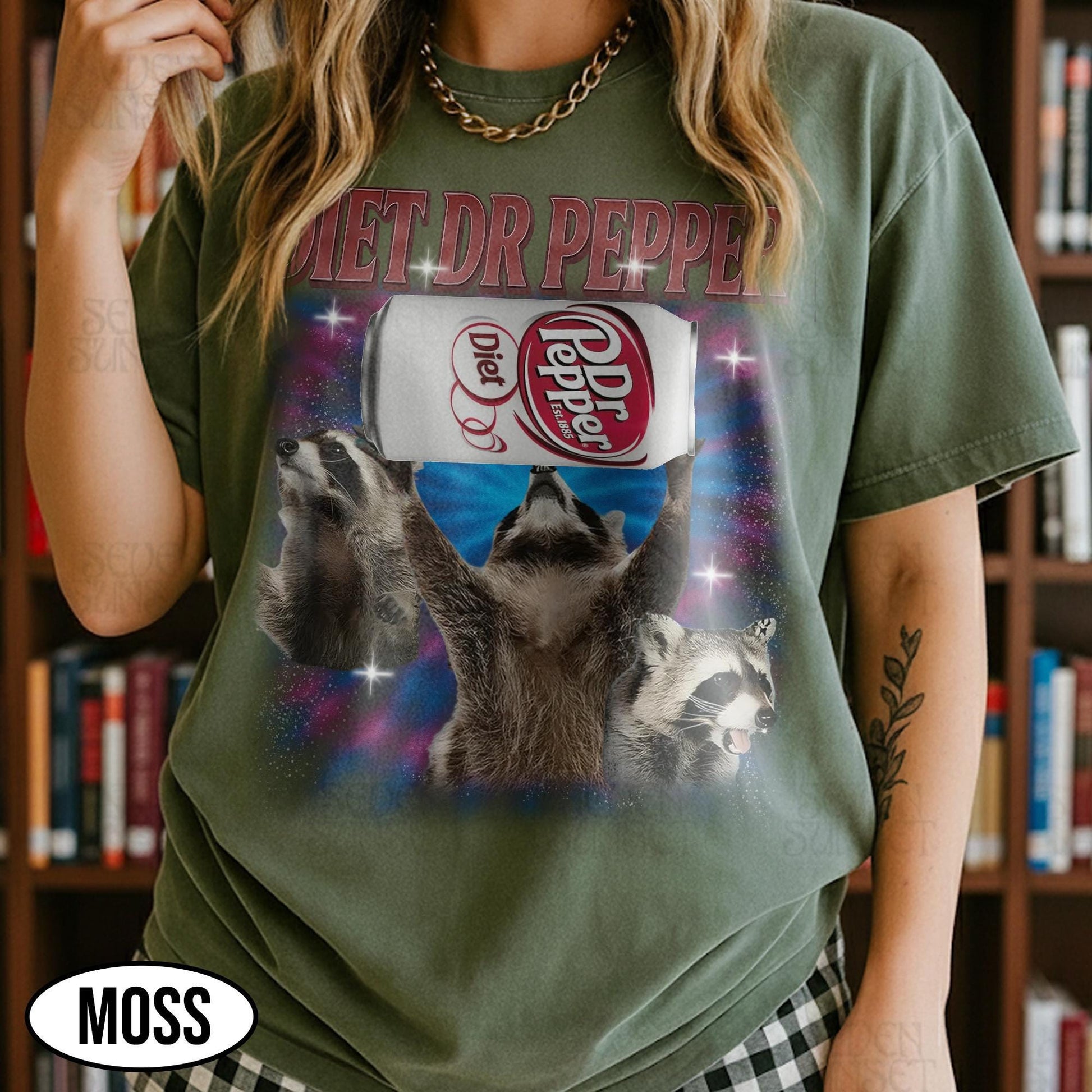Vintage Three Raccoons Soda Bootleg Shirt - Retro Funny Parody Tee