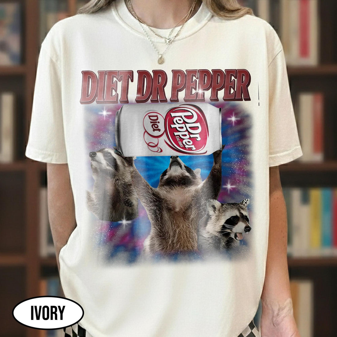 Vintage Three Raccoons Soda Bootleg Shirt - Retro Funny Parody Tee