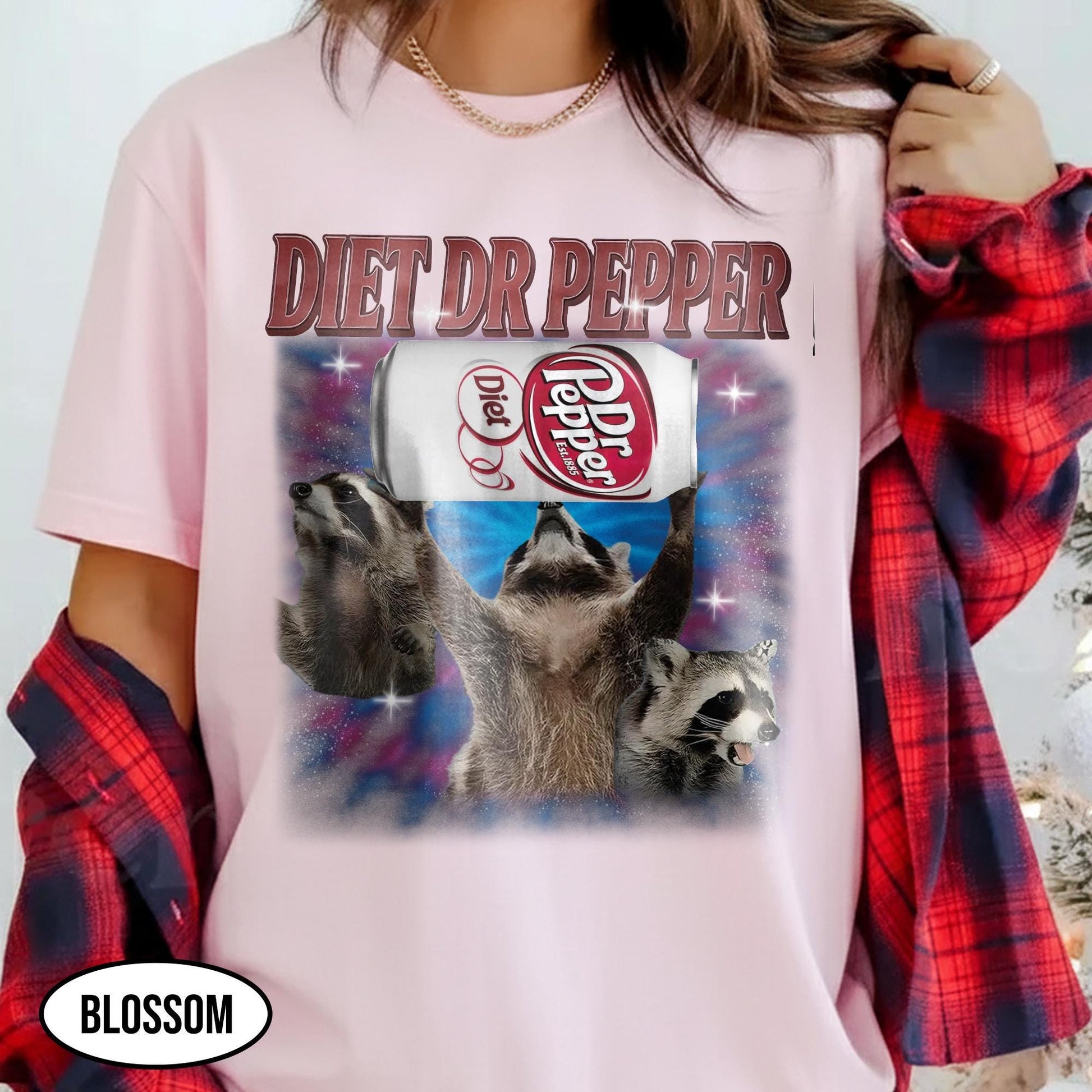 Vintage Three Raccoons Soda Bootleg Shirt - Retro Funny Parody Tee