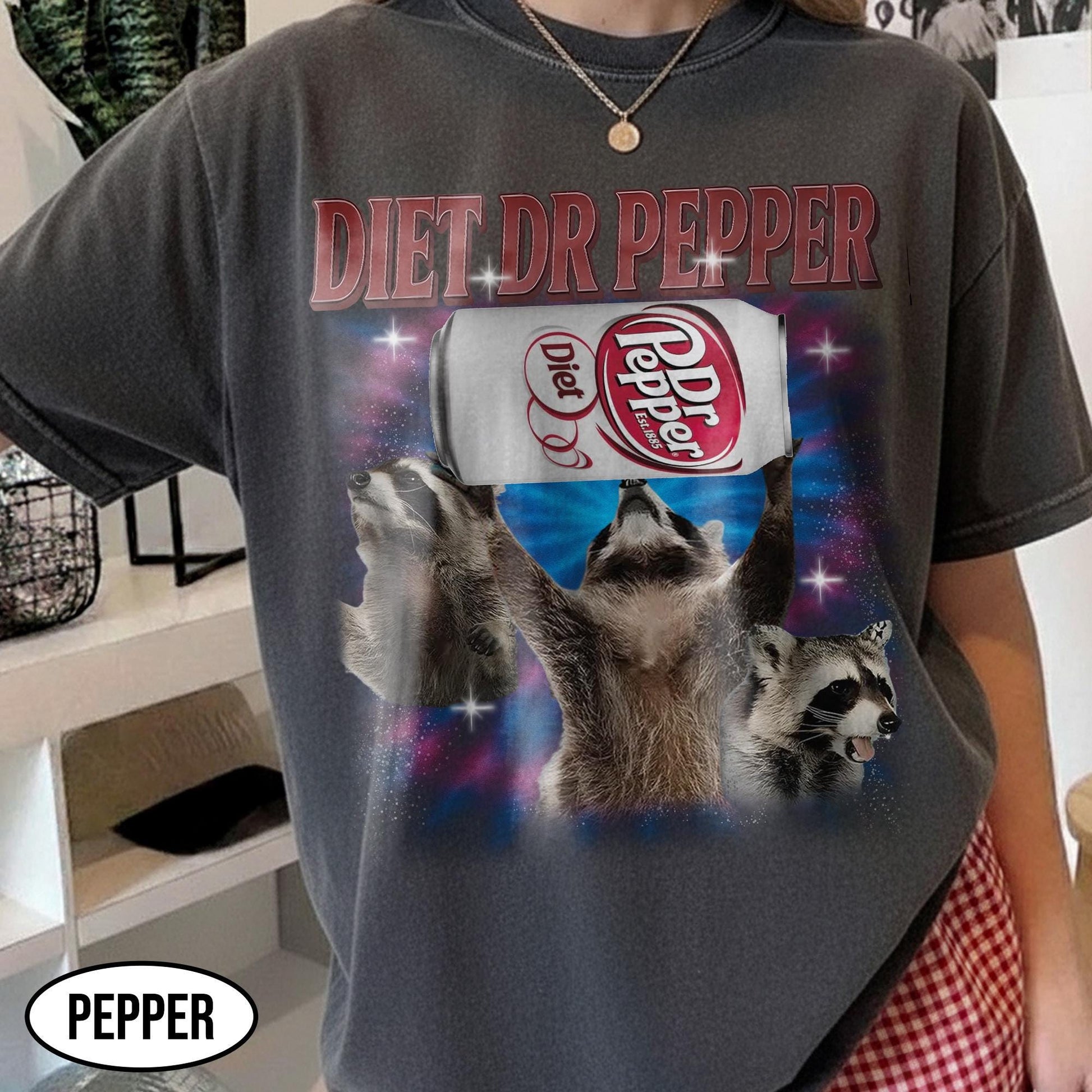 Vintage Three Raccoons Soda Bootleg Shirt - Retro Funny Parody Tee