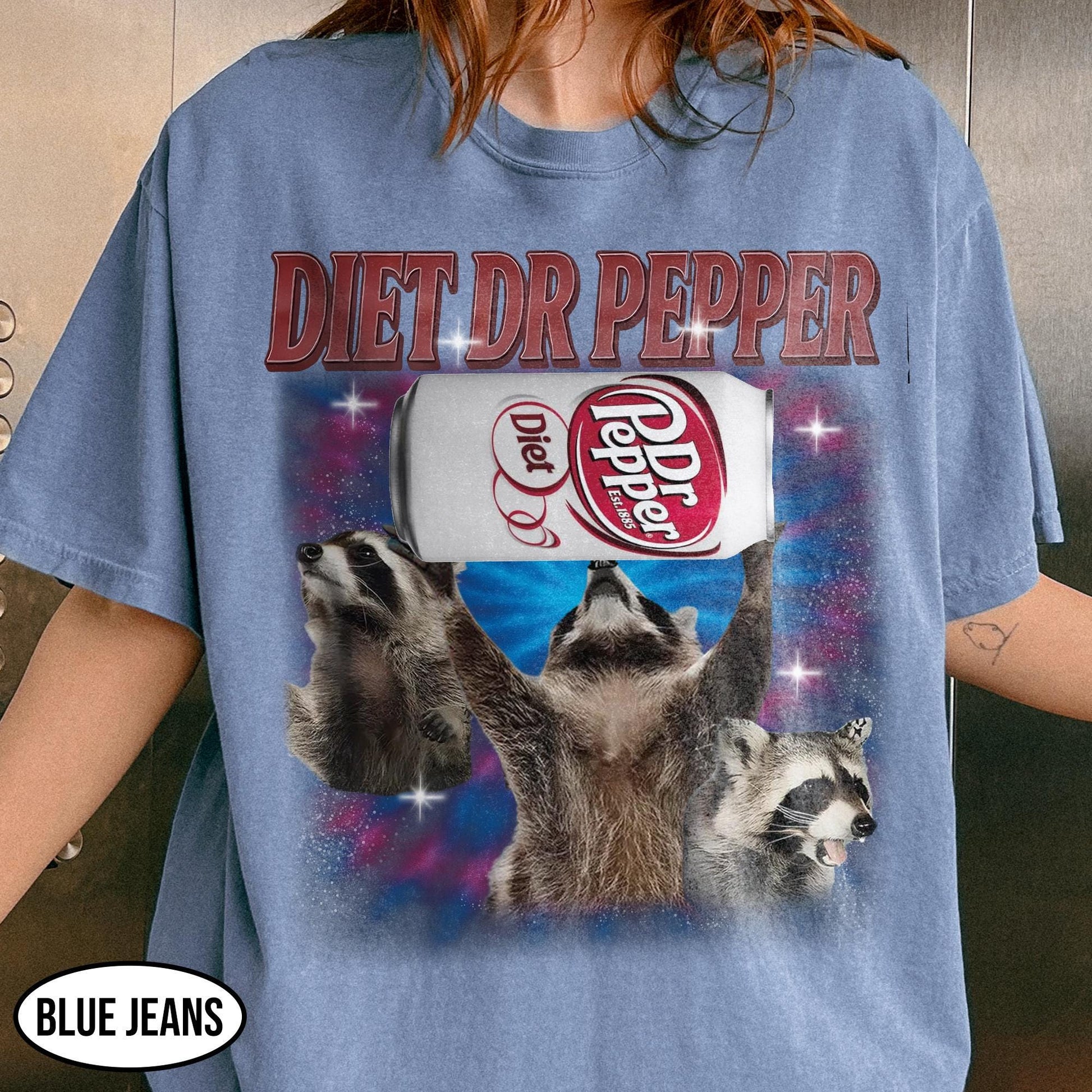 Vintage Three Raccoons Soda Bootleg Shirt - Retro Funny Parody Tee