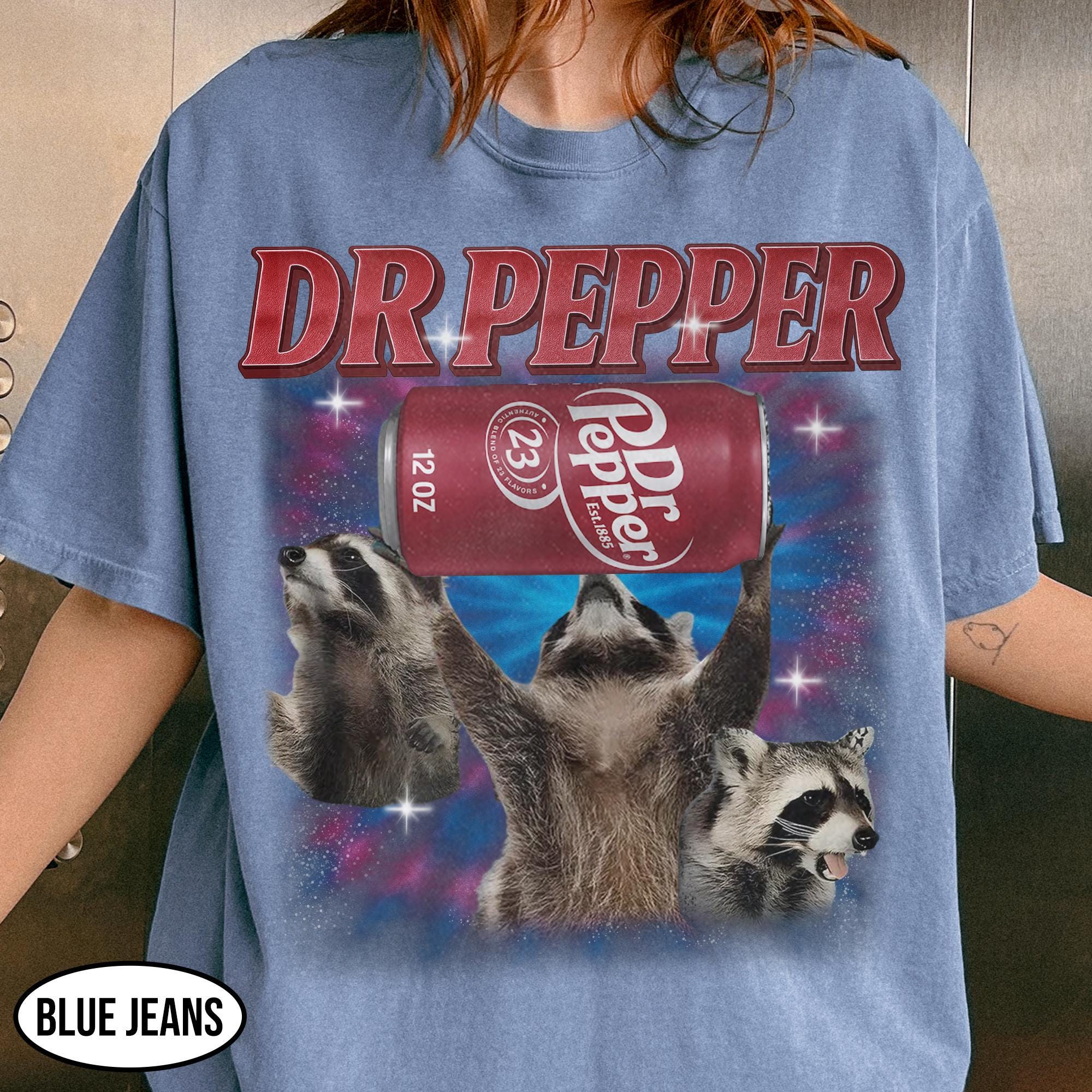 Vintage Soda Parody Tee - Three Raccoons Retro Bootleg Graphic Shirt