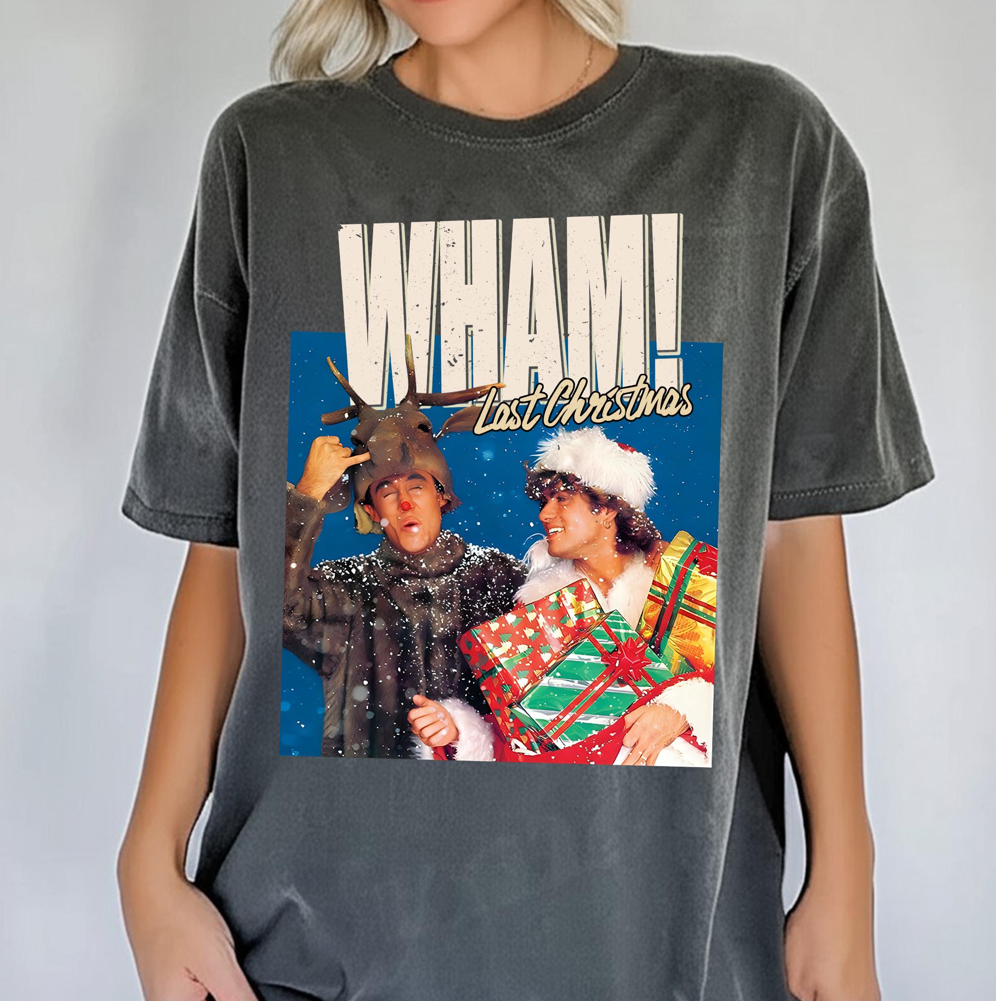 Last Christmas Sweatshirt – Vintage Wham Inspired Christmas Shirt, Retro Music Holiday Tee