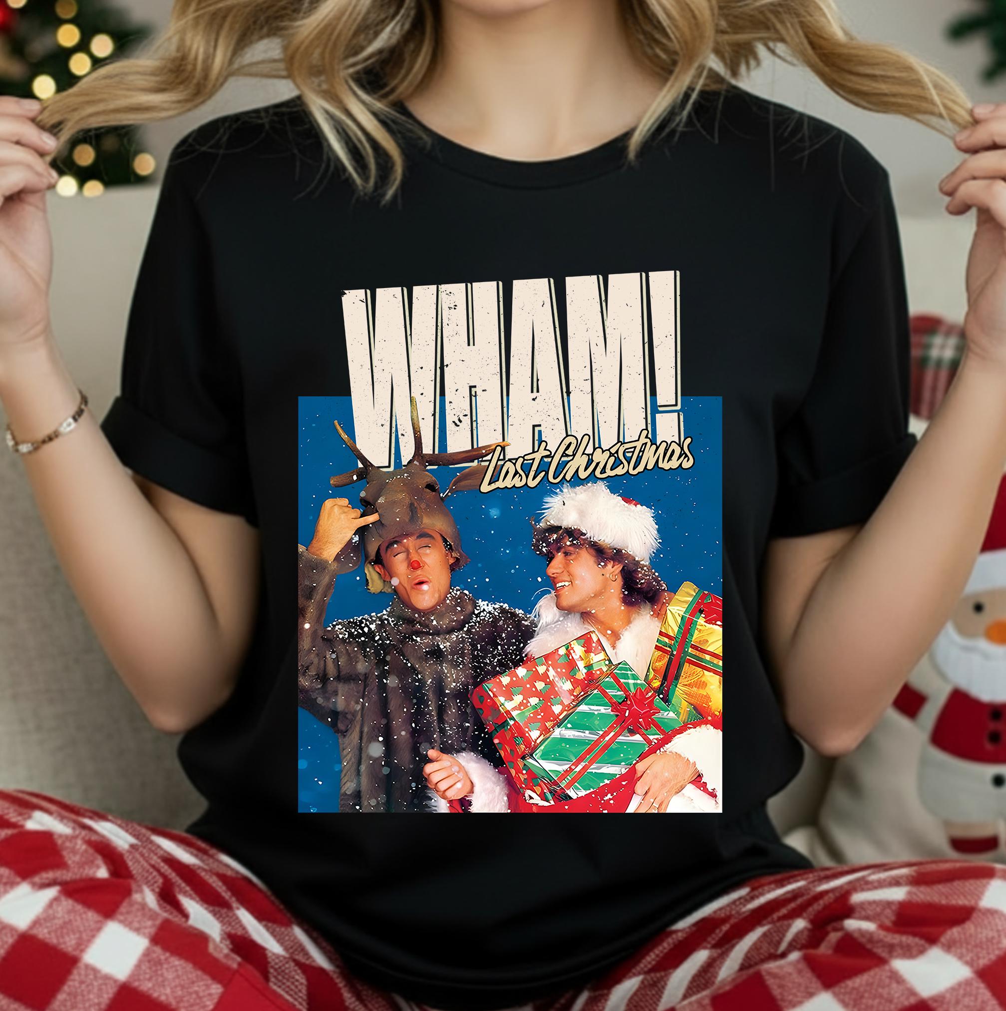Last Christmas Sweatshirt – Vintage Wham Inspired Christmas Shirt, Retro Music Holiday Tee