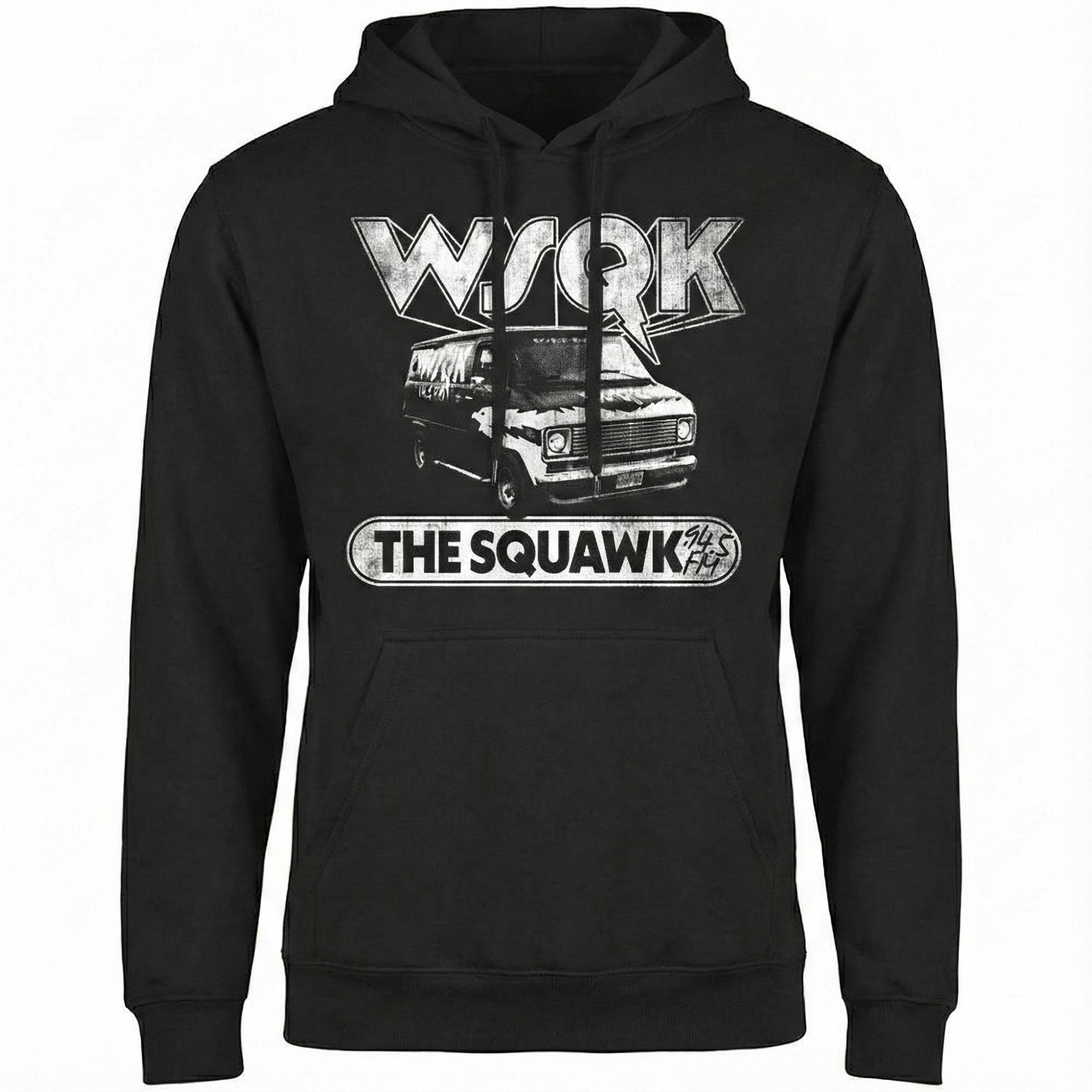 WSQK The Squawk Vintage Graphic Tee - Classic Sci-Fi Nostalgia Shirt