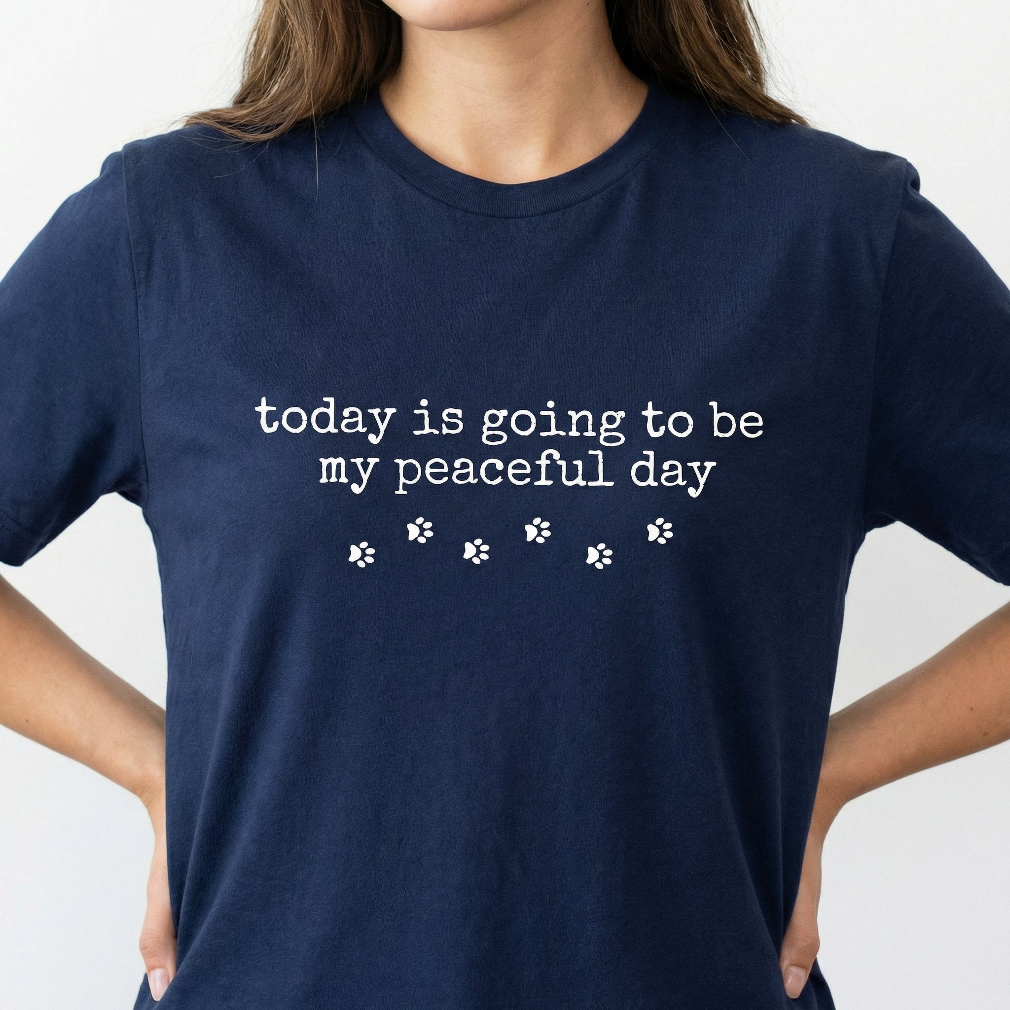 Walk for Peace Graphic T-Shirt – Walking Monks & Cute Dog Shirt – Compassion Mindfulness Gift
