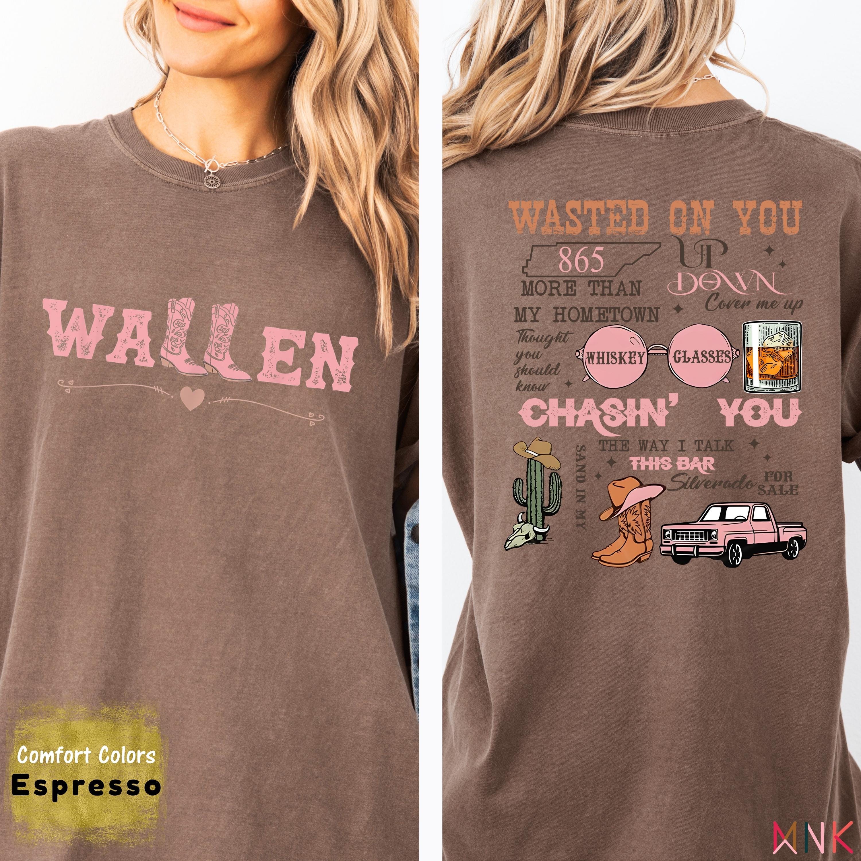 Wallen Country Concert T-Shirt – Pink Western Boot Graphic Tee