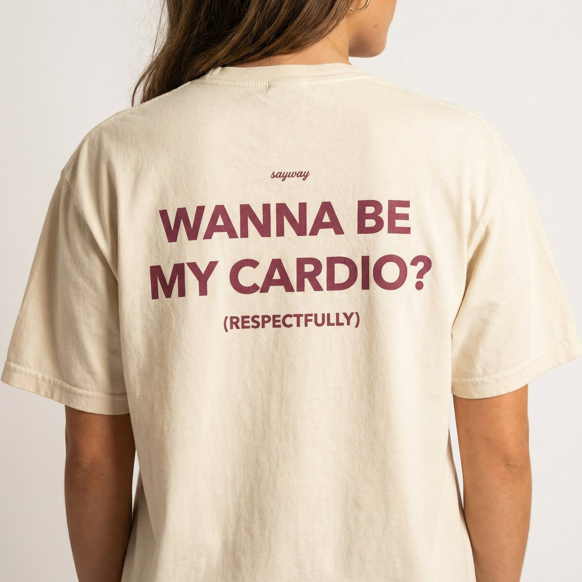 Wanna Be My Cardio T-Shirt - Funny Gym Quote Graphic Tee