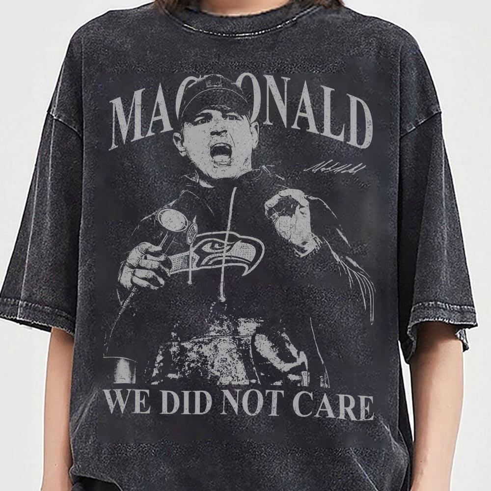 We Did Not Care Football Graphic T-Shirt – Game Day Statement Tee