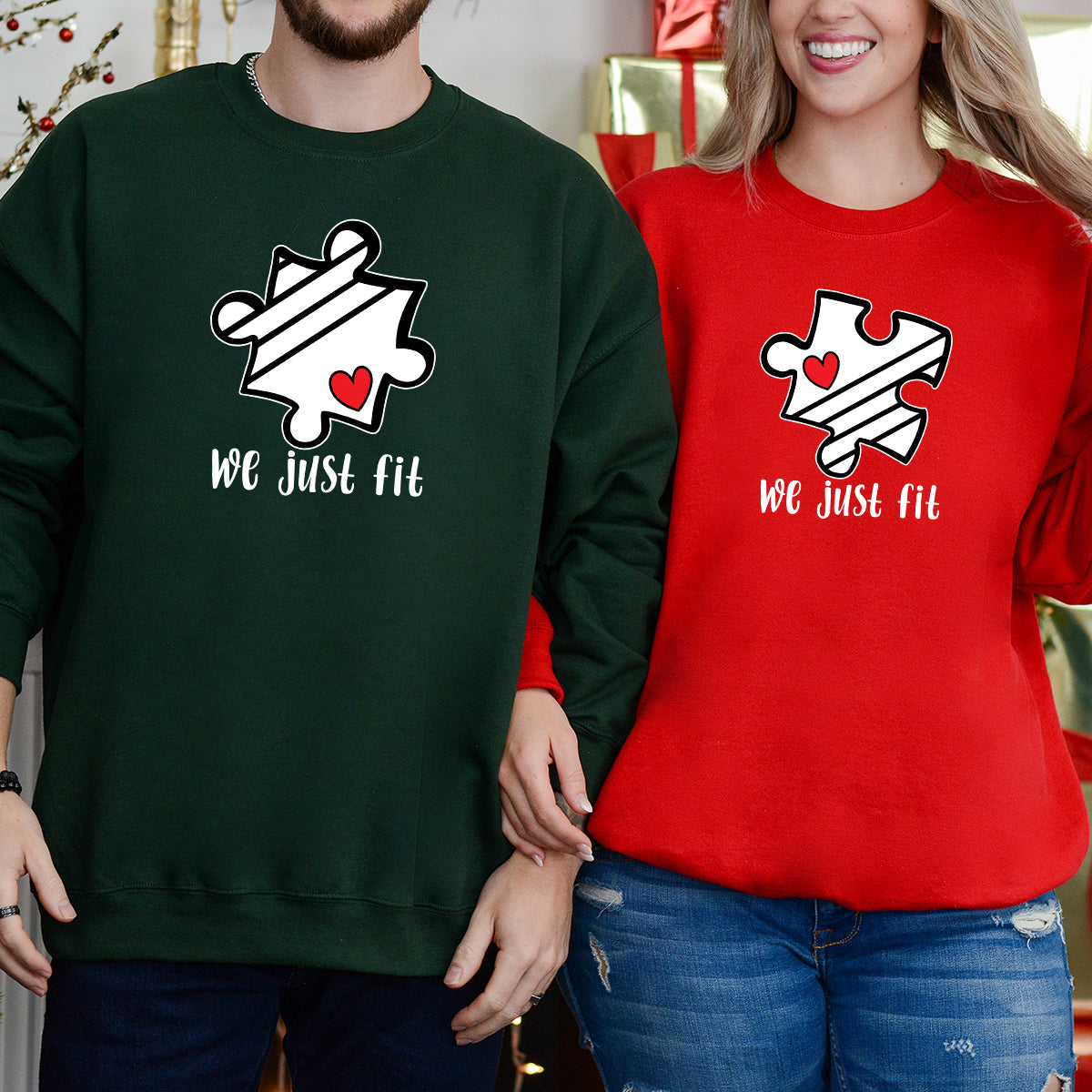 We Just Fit Matching Hoodies For Couples