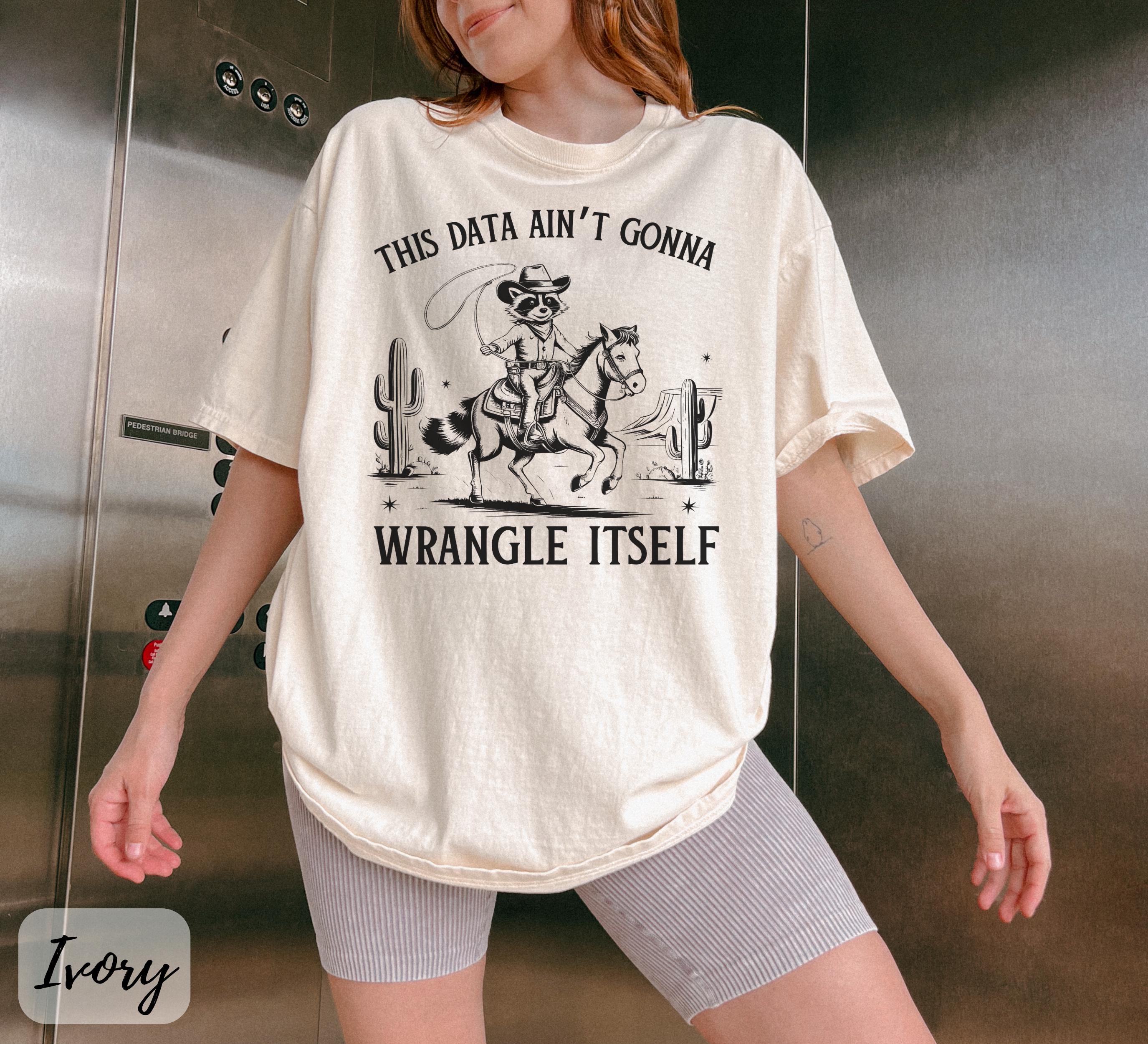 Western Data Analyst T-Shirt – Tech Humor Data Nerd Gift Tee