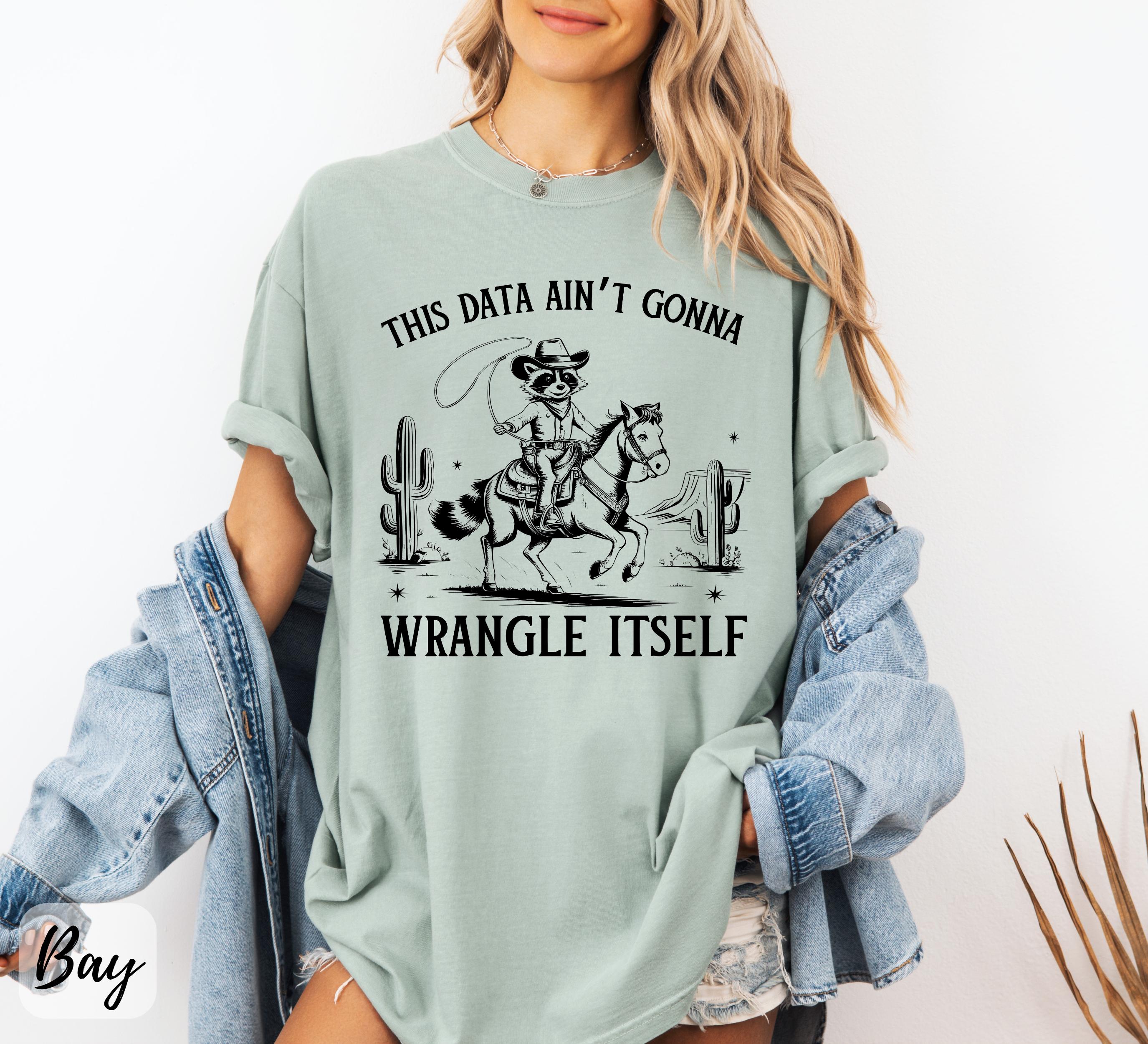 Western Data Analyst T-Shirt – Tech Humor Data Nerd Gift Tee