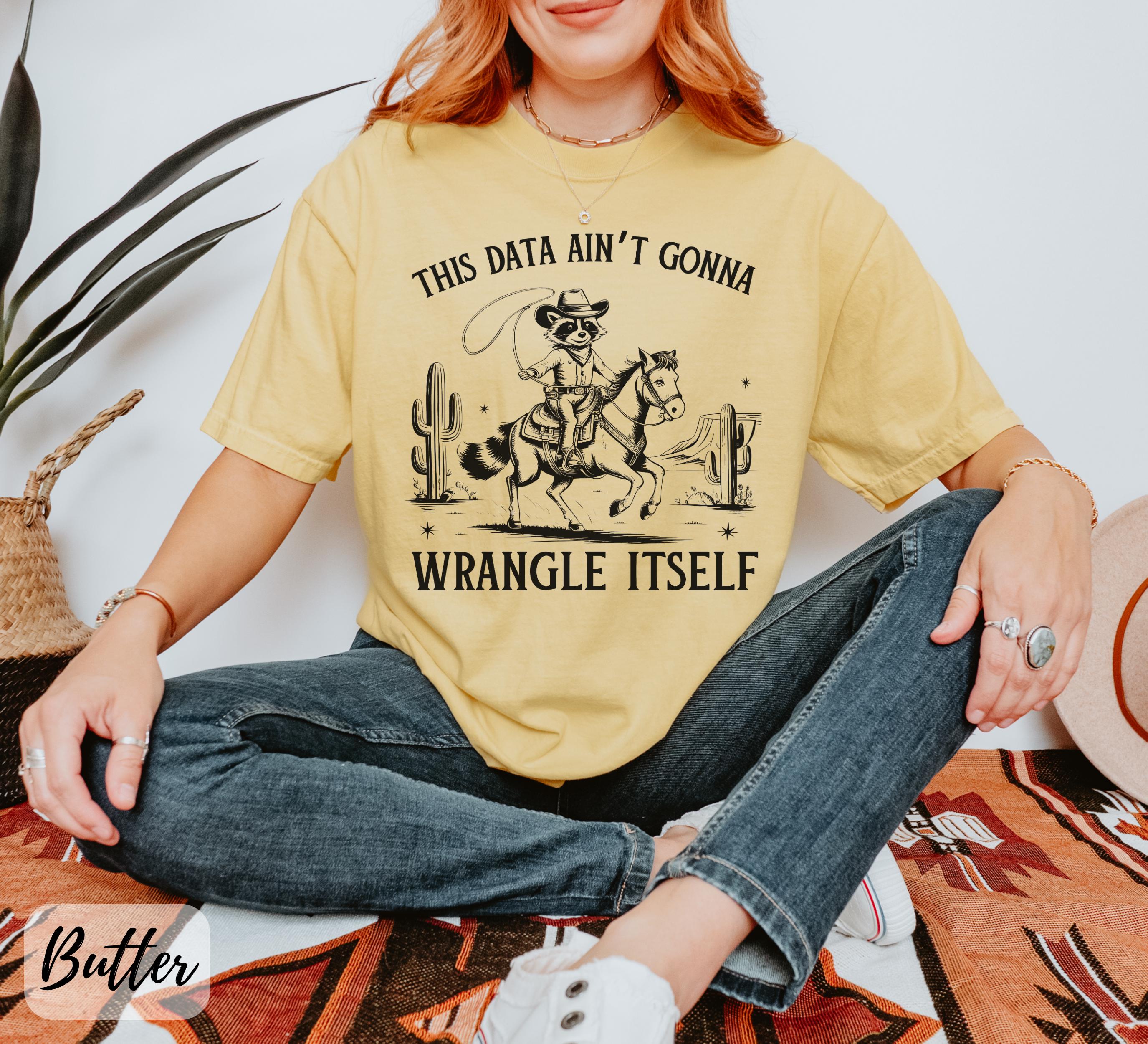 Western Data Analyst T-Shirt – Tech Humor Data Nerd Gift Tee