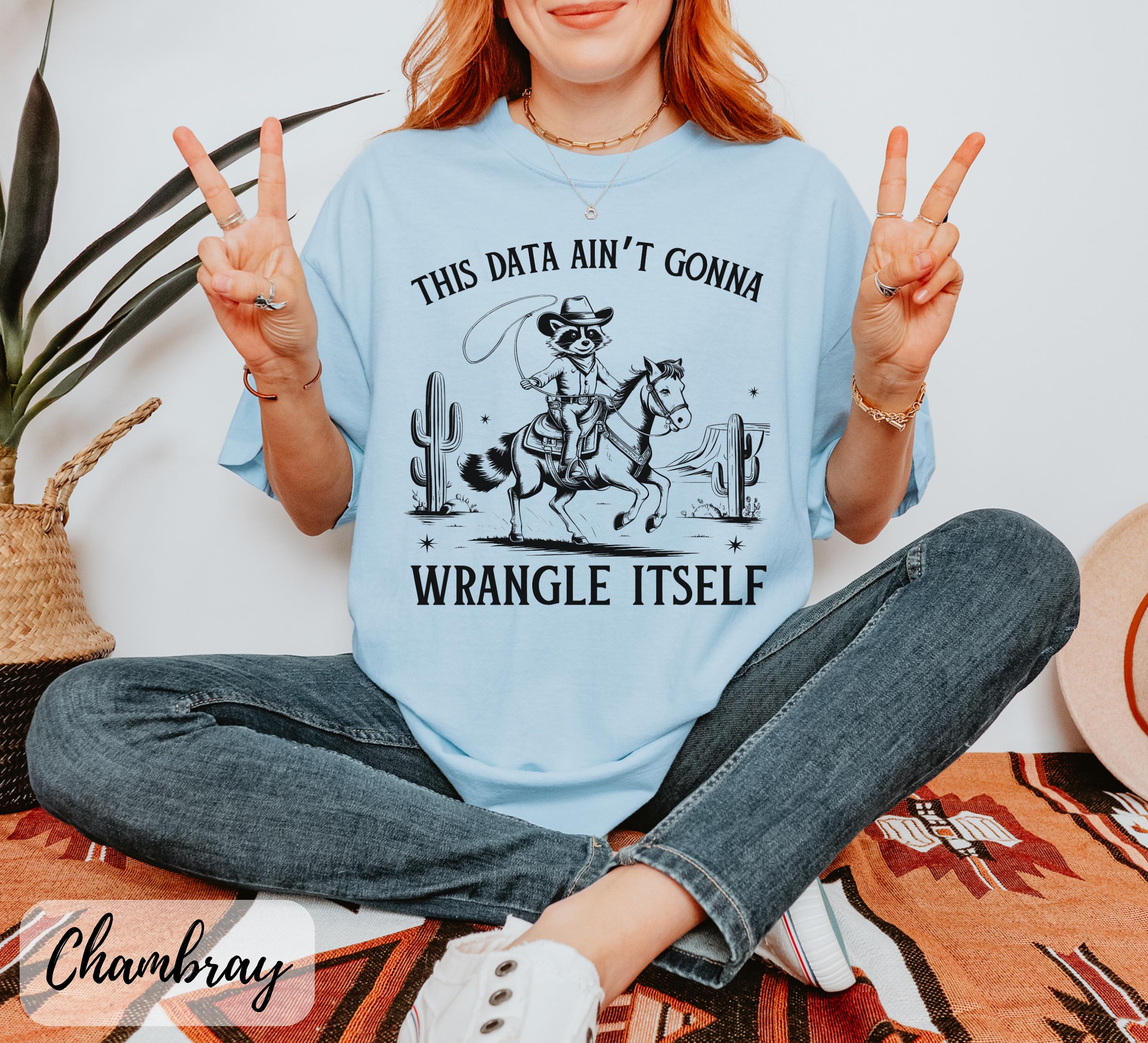 Western Data Analyst T-Shirt – Tech Humor Data Nerd Gift Tee