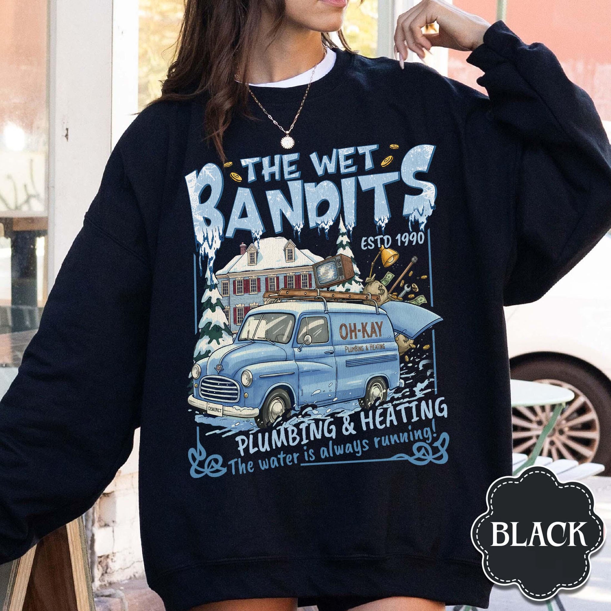 Wet Bandits Sweatshirt – Funny Home Alone–Inspired Christmas Crewneck