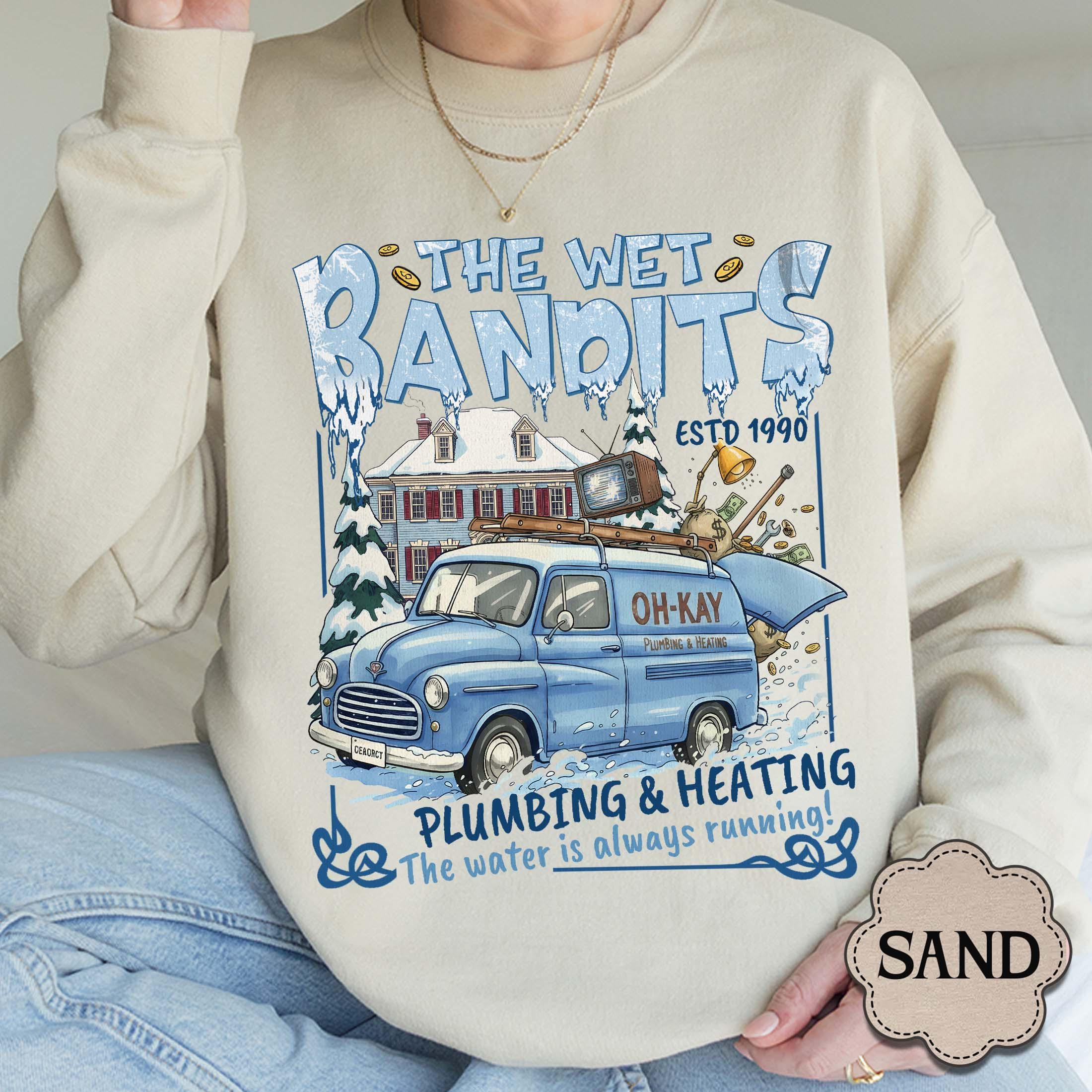 Wet Bandits Sweatshirt – Funny Home Alone–Inspired Christmas Crewneck