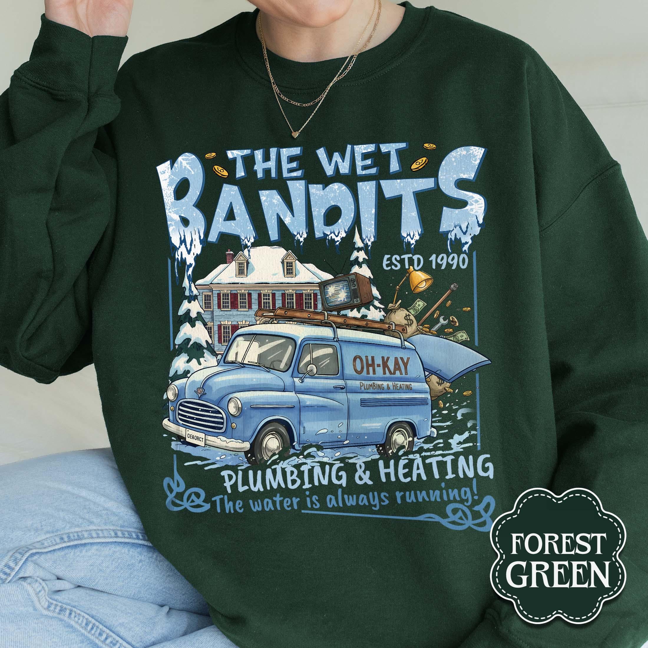 Wet Bandits Sweatshirt – Funny Home Alone–Inspired Christmas Crewneck