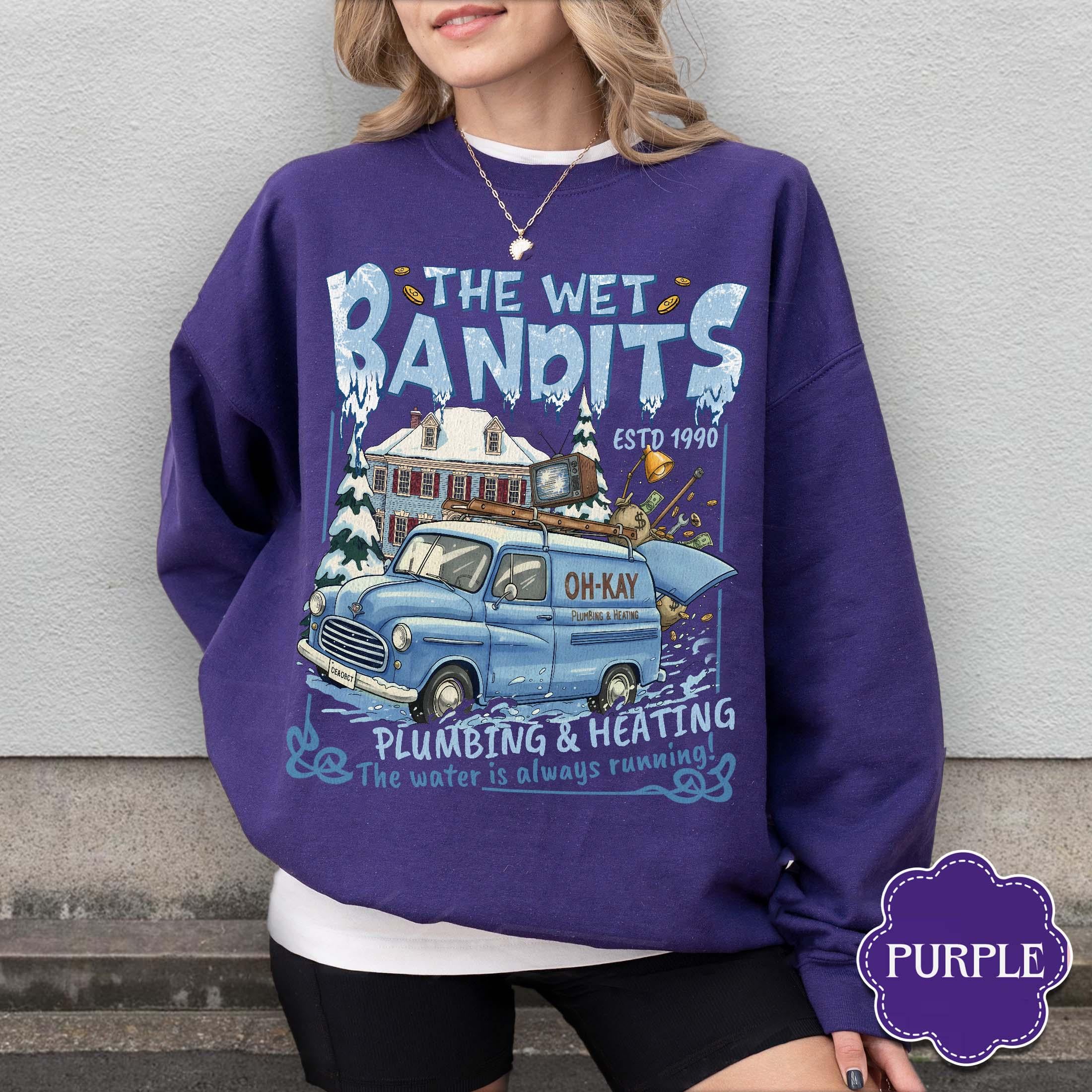 Wet Bandits Sweatshirt – Funny Home Alone–Inspired Christmas Crewneck