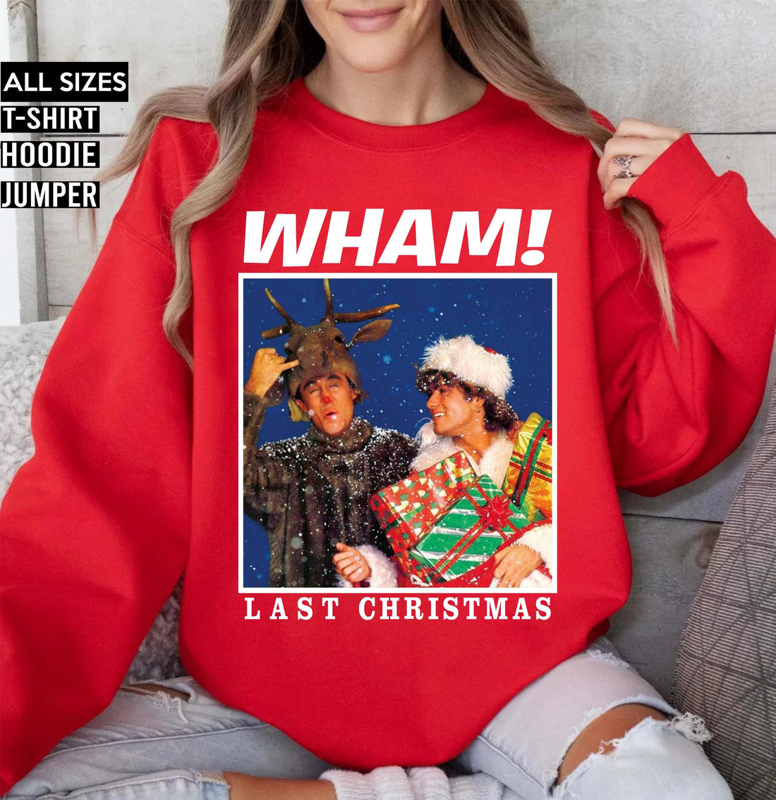Retro Last Christmas Shirt - 80s Style Holiday Music Parody Tee