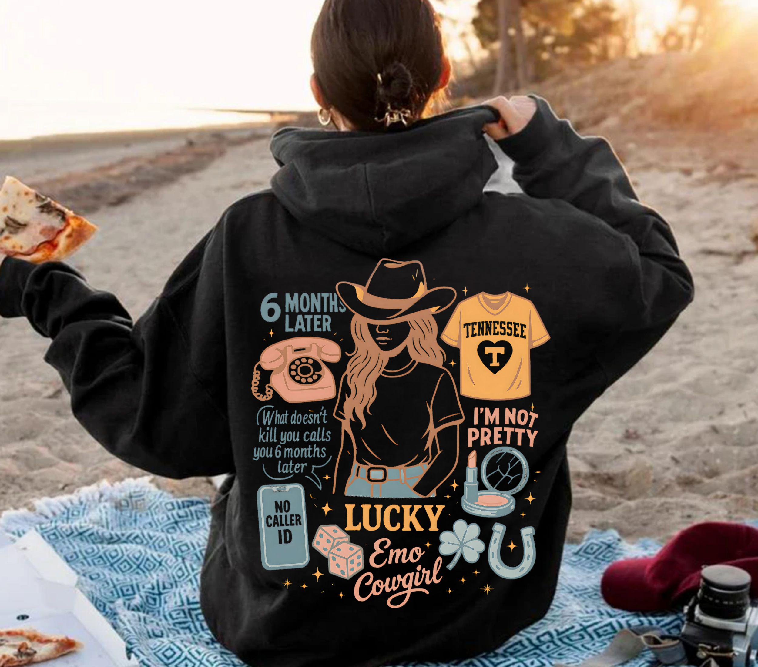 What Doesn’t Kill You Calls You Later Hoodie – Emo Cowgirl Graphic Country Concert Shirt