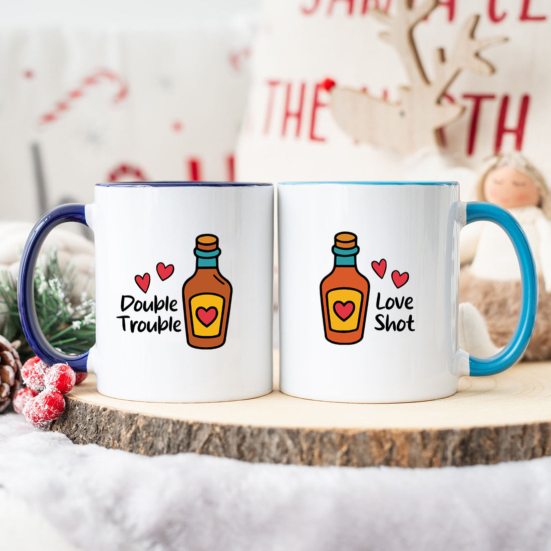 Whiskey Love Matching Mugs For Couples