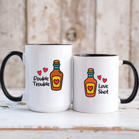 Whiskey Love Matching Mugs For Couples