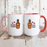 Whiskey Love Matching Mugs For Couples