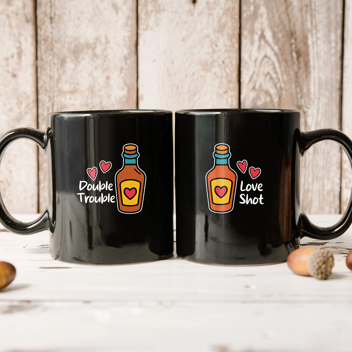 Whiskey Love Matching Mugs For Couples