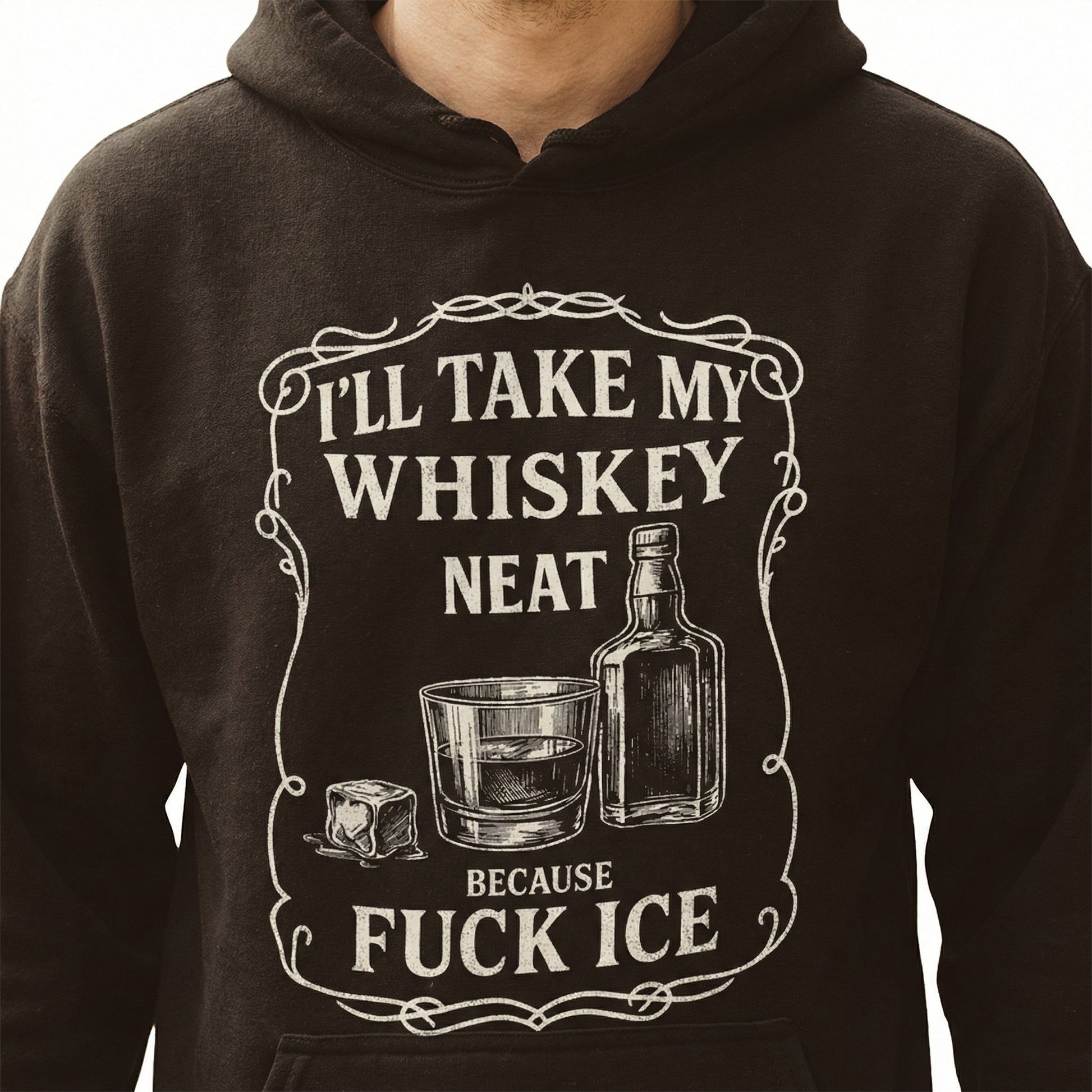 Whiskey Neat Pro-Immigrant Graphic T-Shirt – Anti-Deportation Message Tee