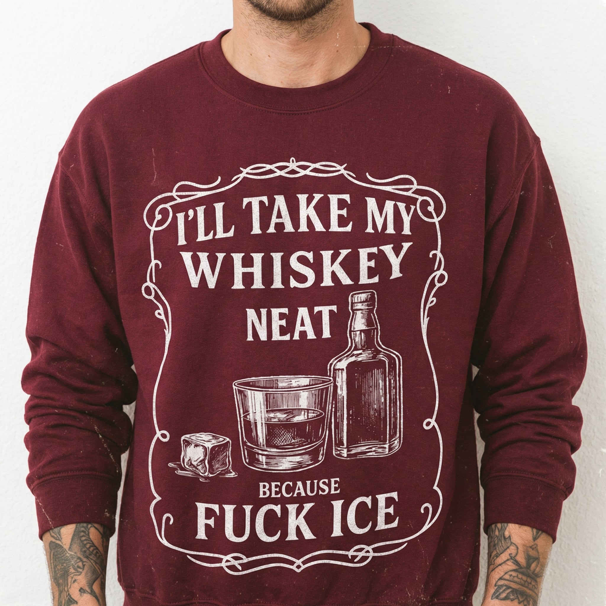 Whiskey Neat Pro-Immigrant Graphic T-Shirt – Anti-Deportation Message Tee