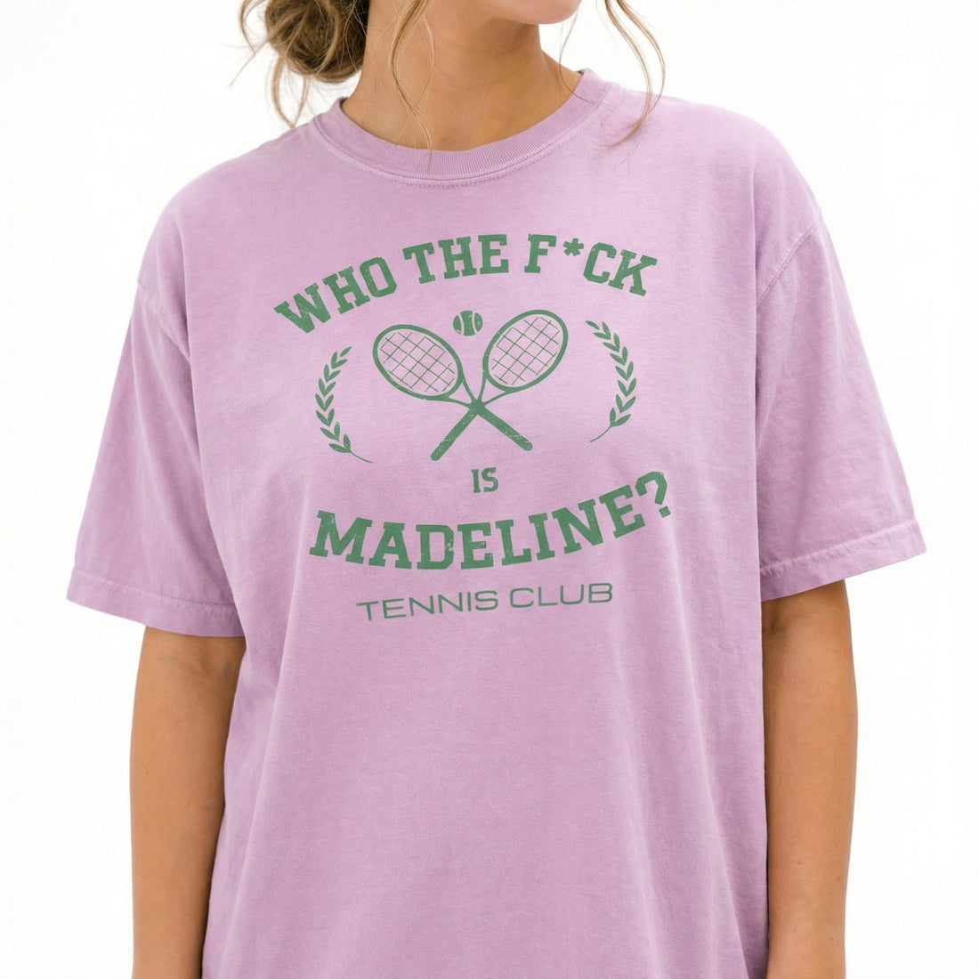Who Is Madeline Graphic T-Shirt – Viral Quote Tennis Club Tee – Pop Concert Inspired Shirt