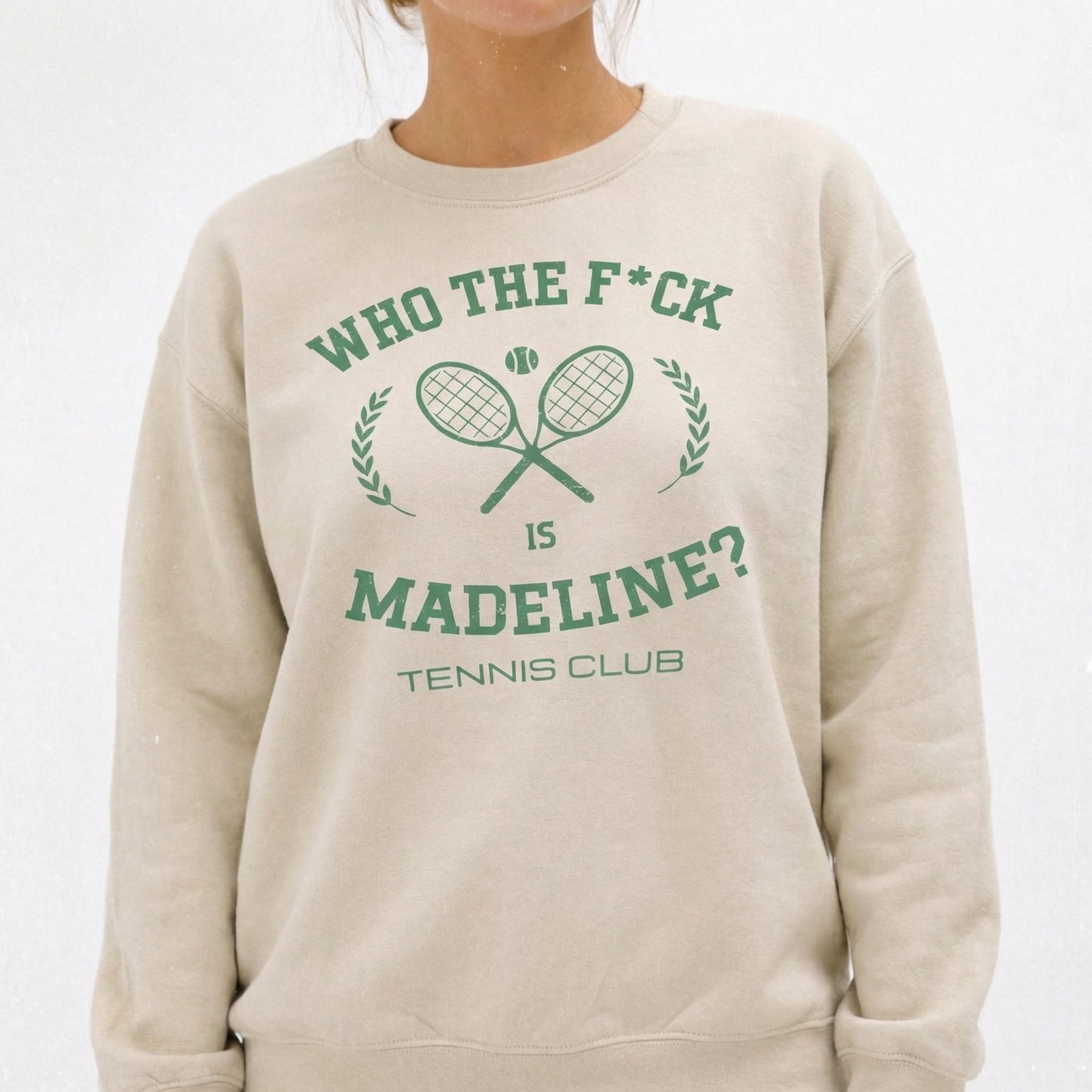 Who Is Madeline Graphic T-Shirt – Viral Quote Tennis Club Tee – Pop Concert Inspired Shirt