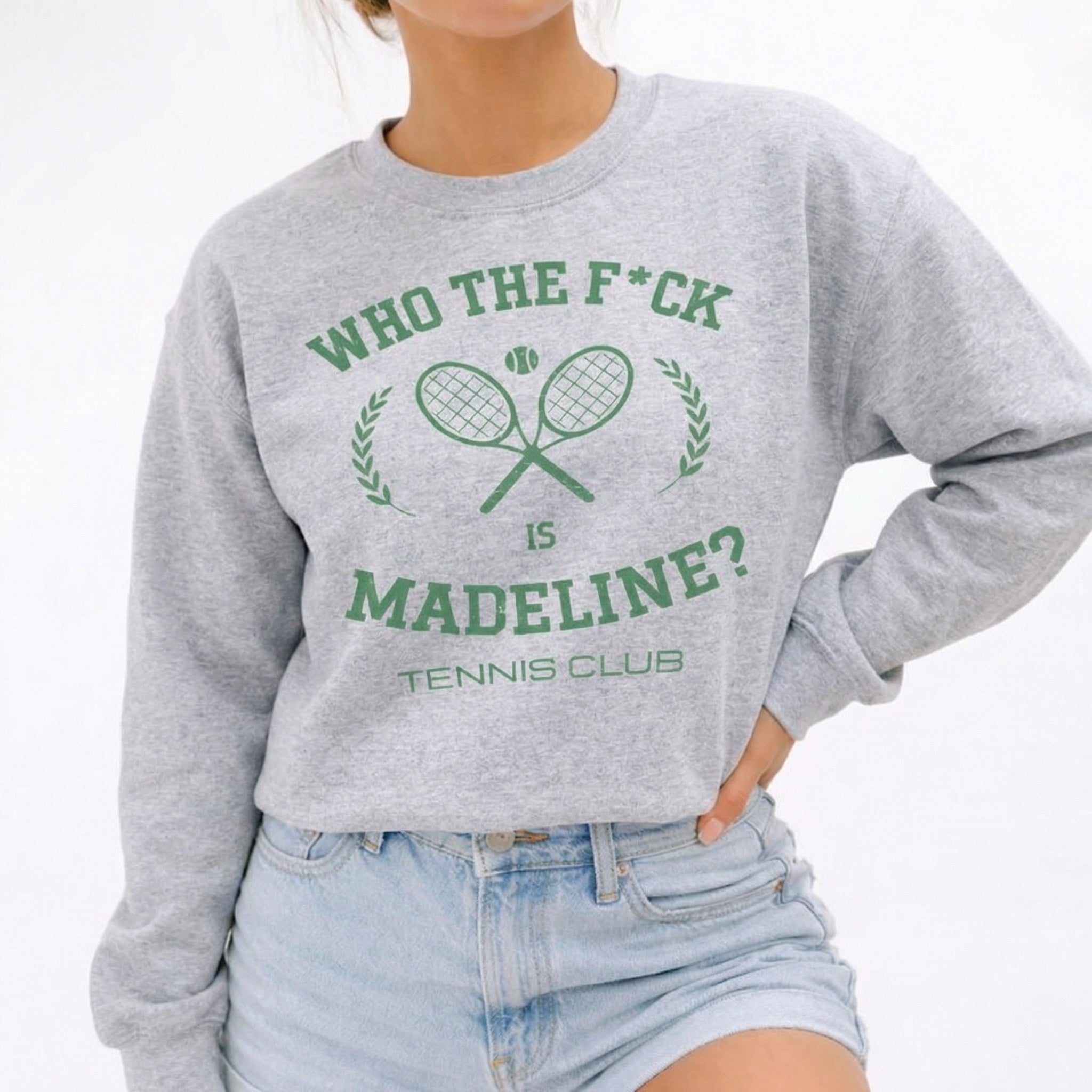 Who Is Madeline Graphic T-Shirt – Viral Quote Tennis Club Tee – Pop Concert Inspired Shirt