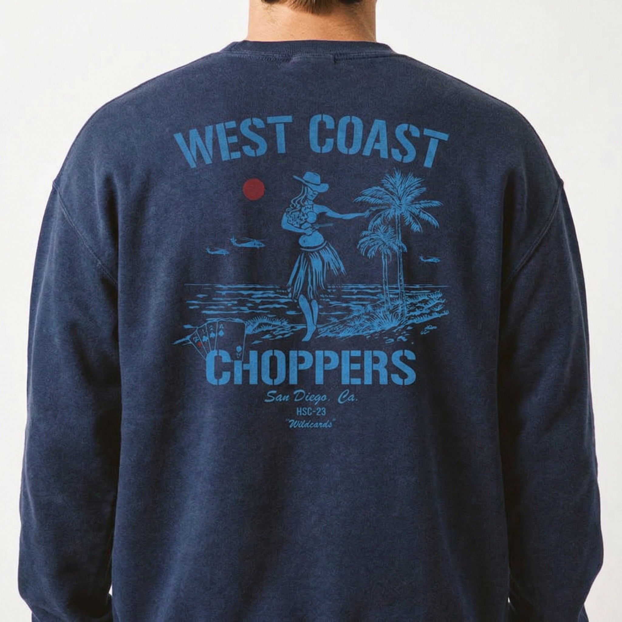 Wildcard Hula Helicopter Graphic T-Shirt – Rescue Swimmer Aviation Tee – Pilot Gift Shirt