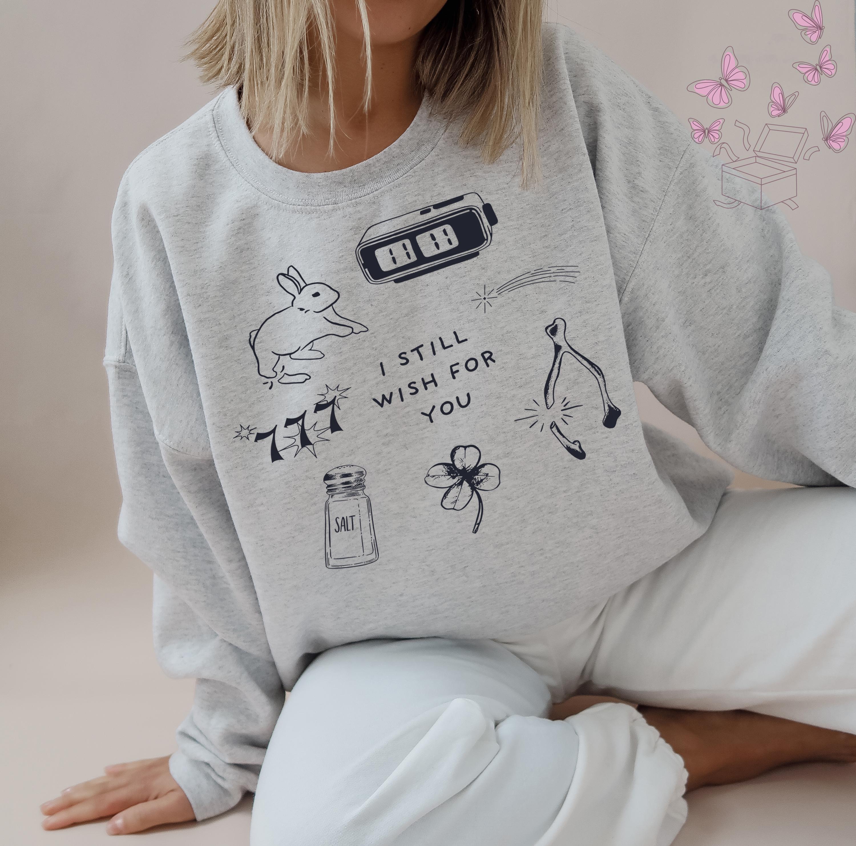 Wishbone Lucky Charm Graphic T-Shirt – Aesthetic Collage Tee