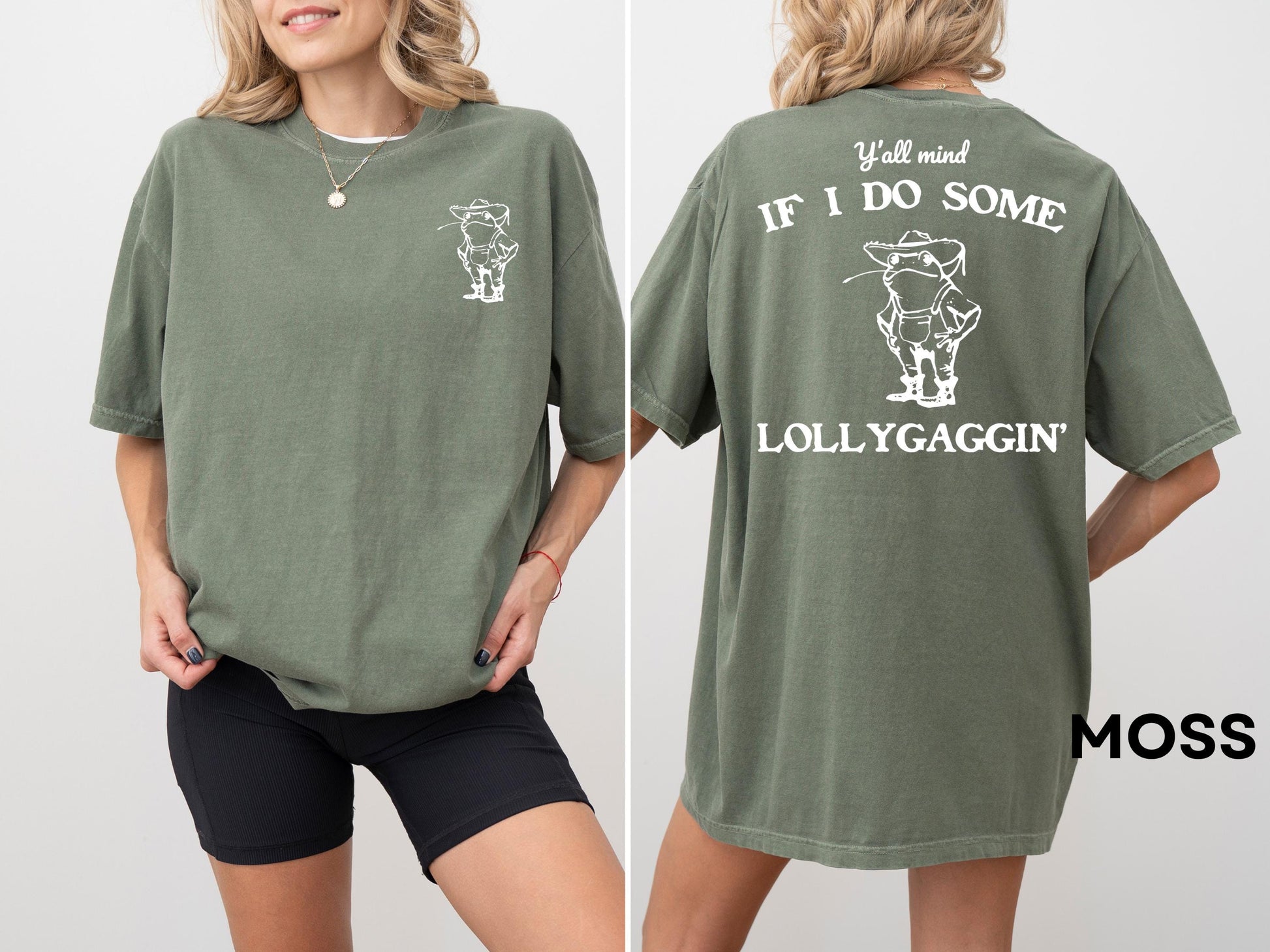 Y’all Mind If I Do Some Lollygagging Shirt - Retro Frog Lover Tee