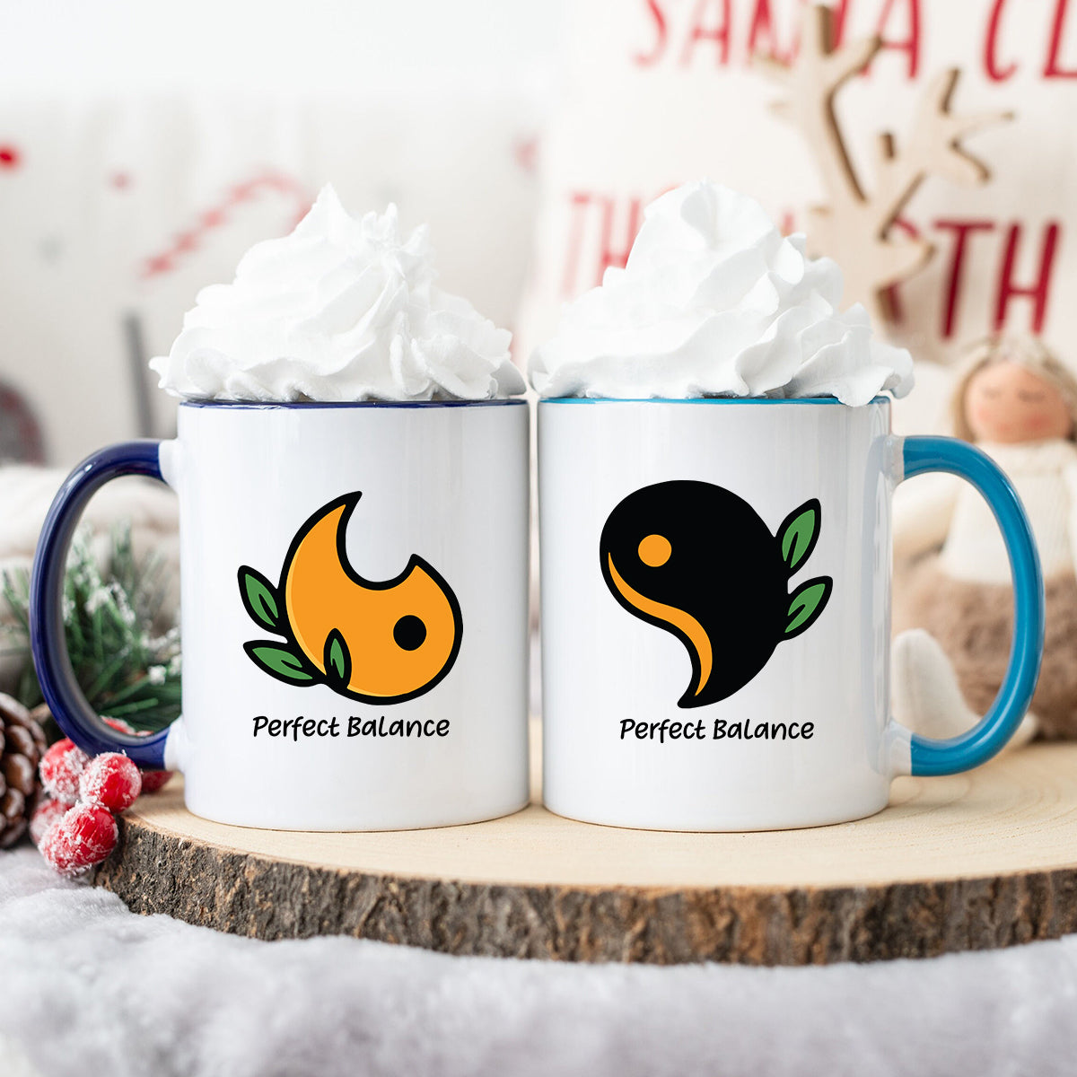 Yin Yang Love Matching Mugs For Couples