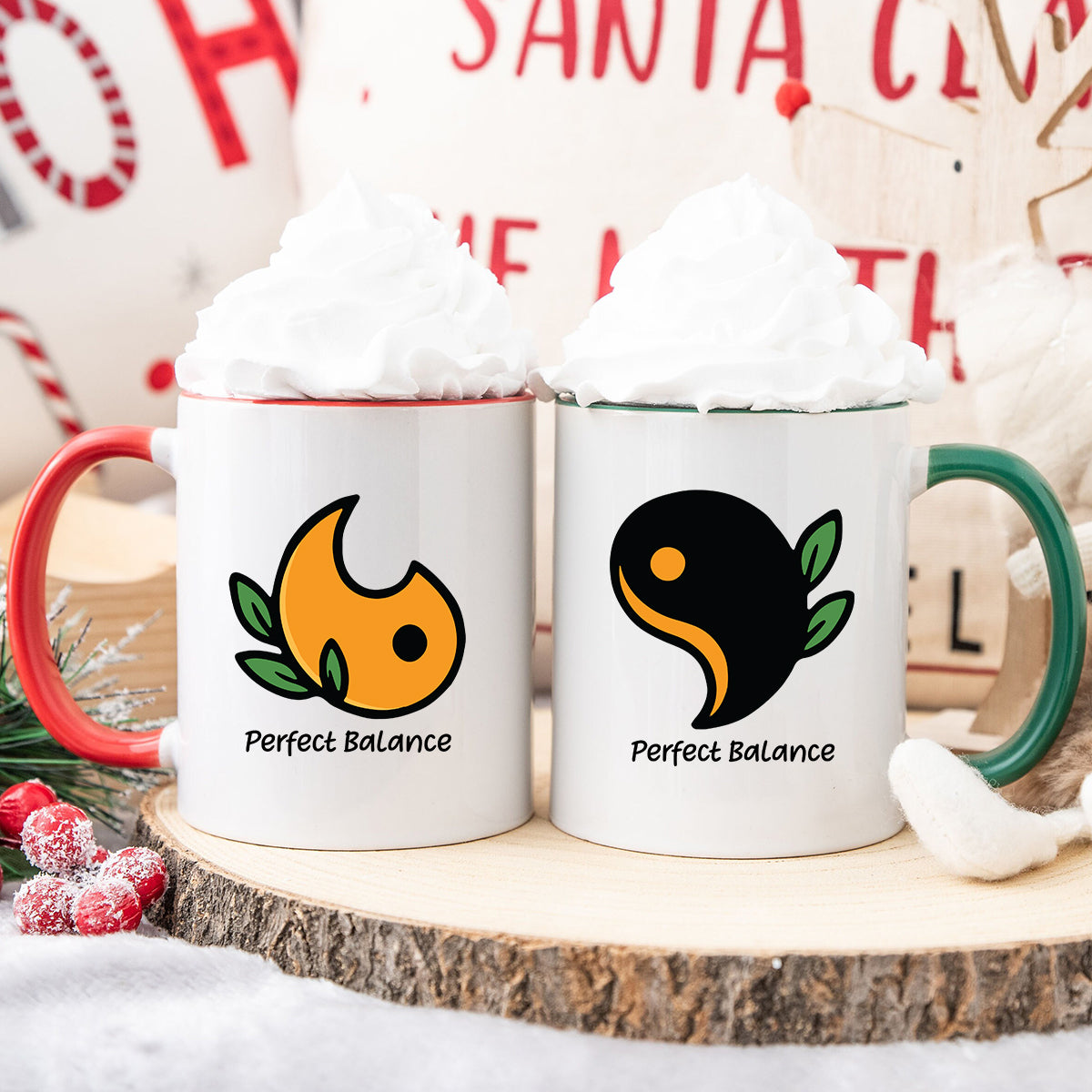 Yin Yang Love Matching Mugs For Couples
