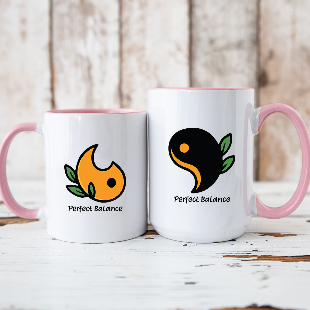 Yin Yang Love Matching Mugs For Couples