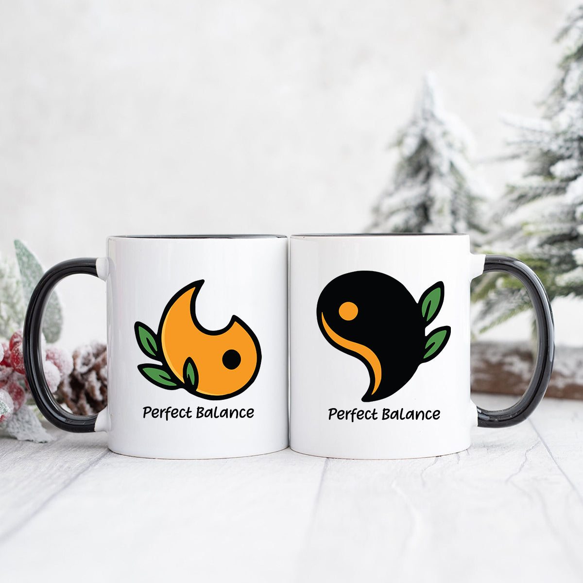 Yin Yang Love Matching Mugs For Couples