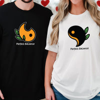 Yin Yang Love Matching T-Shirts For Couples