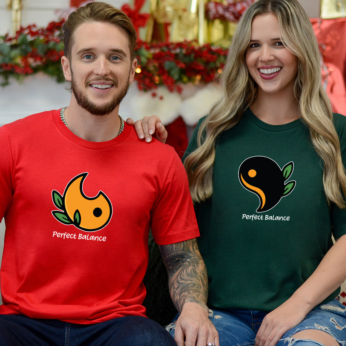 Yin Yang Love Matching T-Shirts For Couples