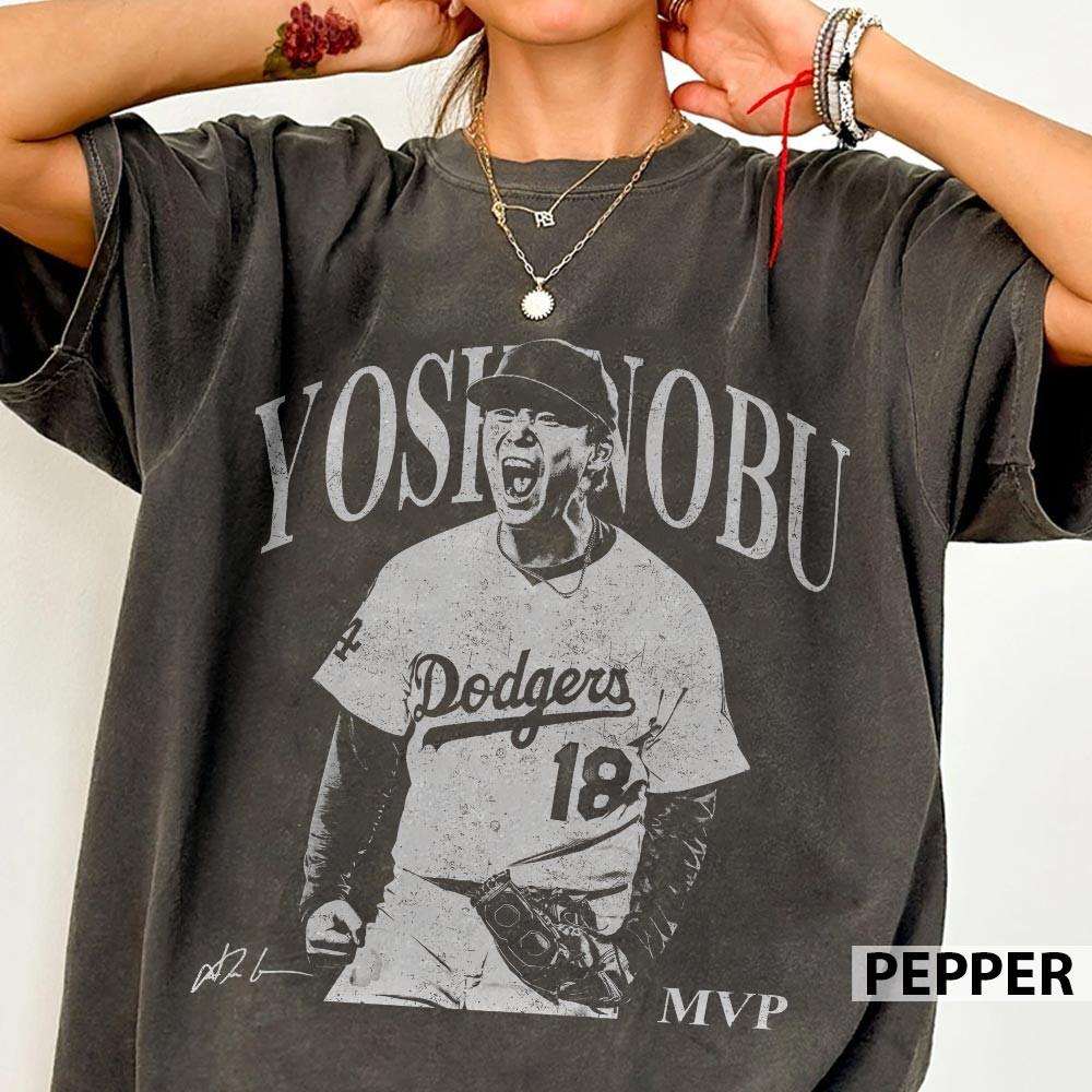 Yoshinobu Baseball MVP Vintage T-Shirt – Retro Baseball Player Tee
