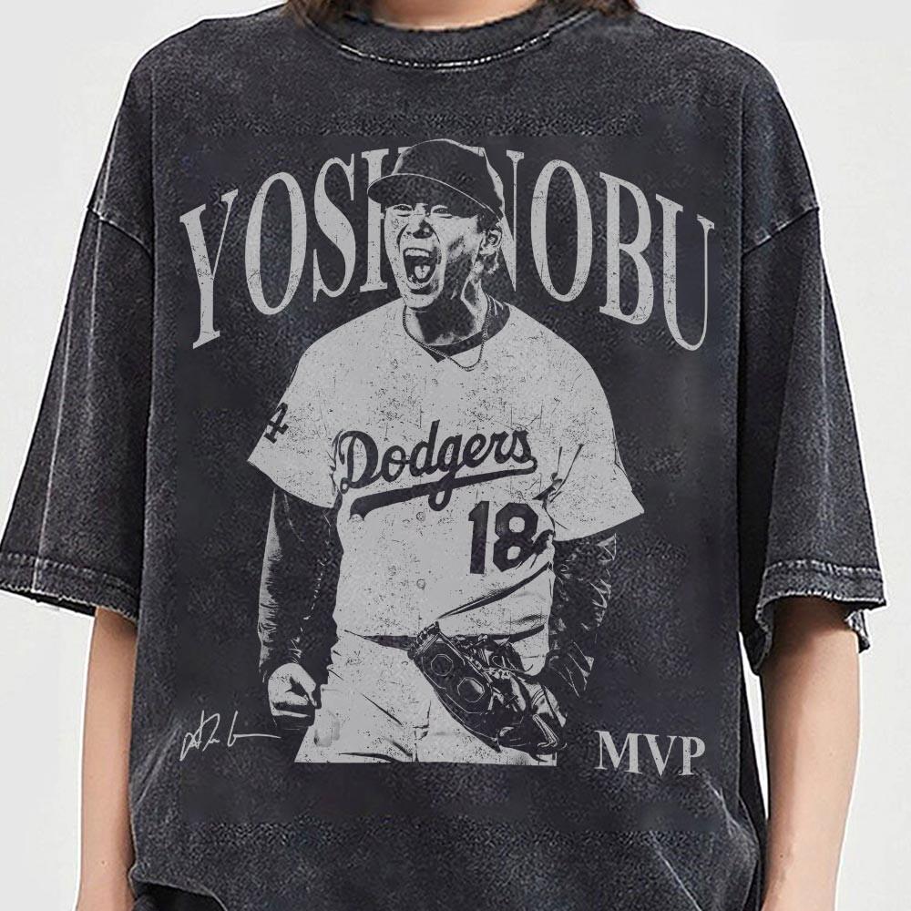 Yoshinobu Baseball MVP Vintage T-Shirt – Retro Baseball Player Tee
