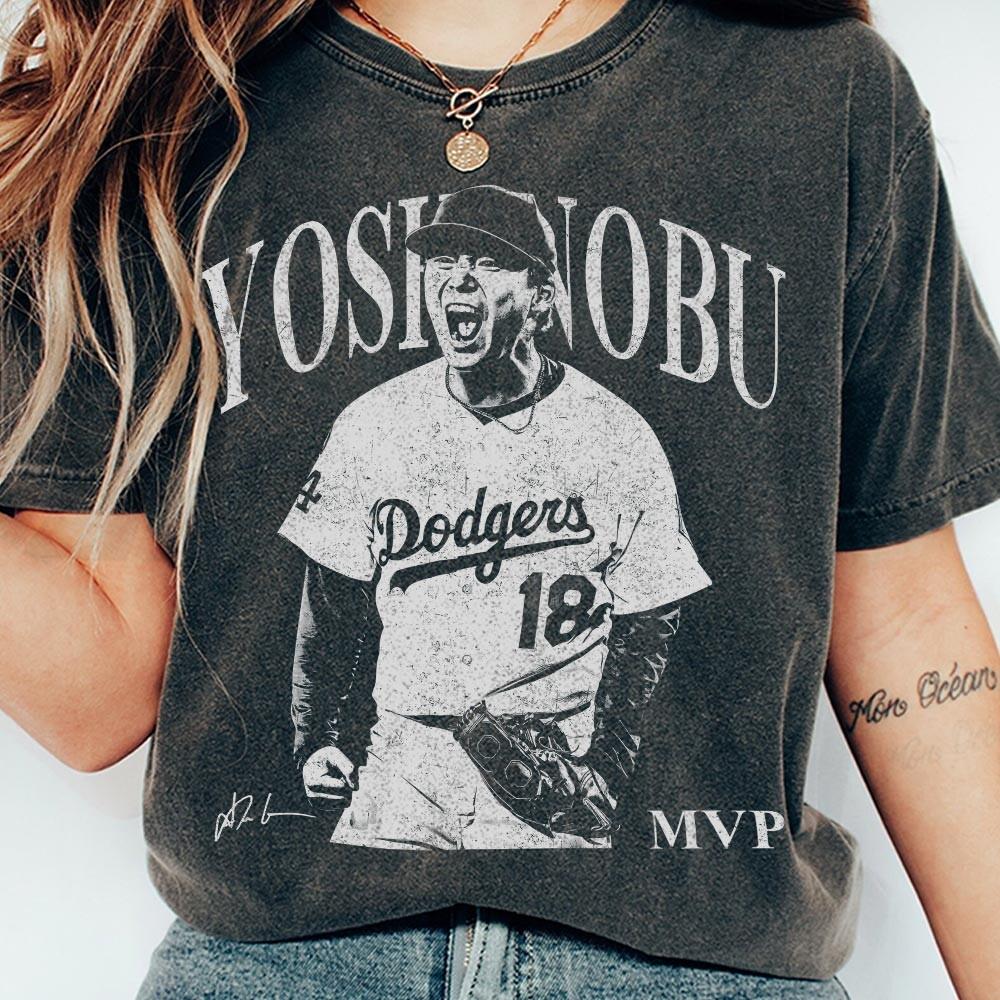 Yoshinobu Baseball MVP Vintage T-Shirt – Retro Baseball Player Tee