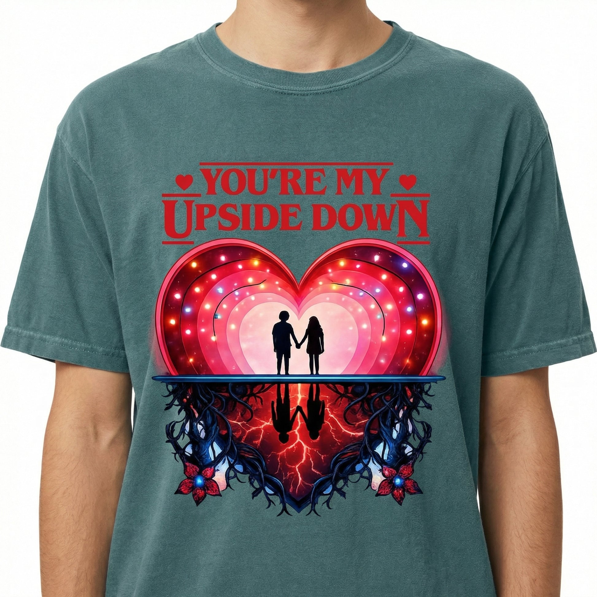 You Are My Upside Down Valentine T-Shirt – Retro 80s Love Graphic Tee