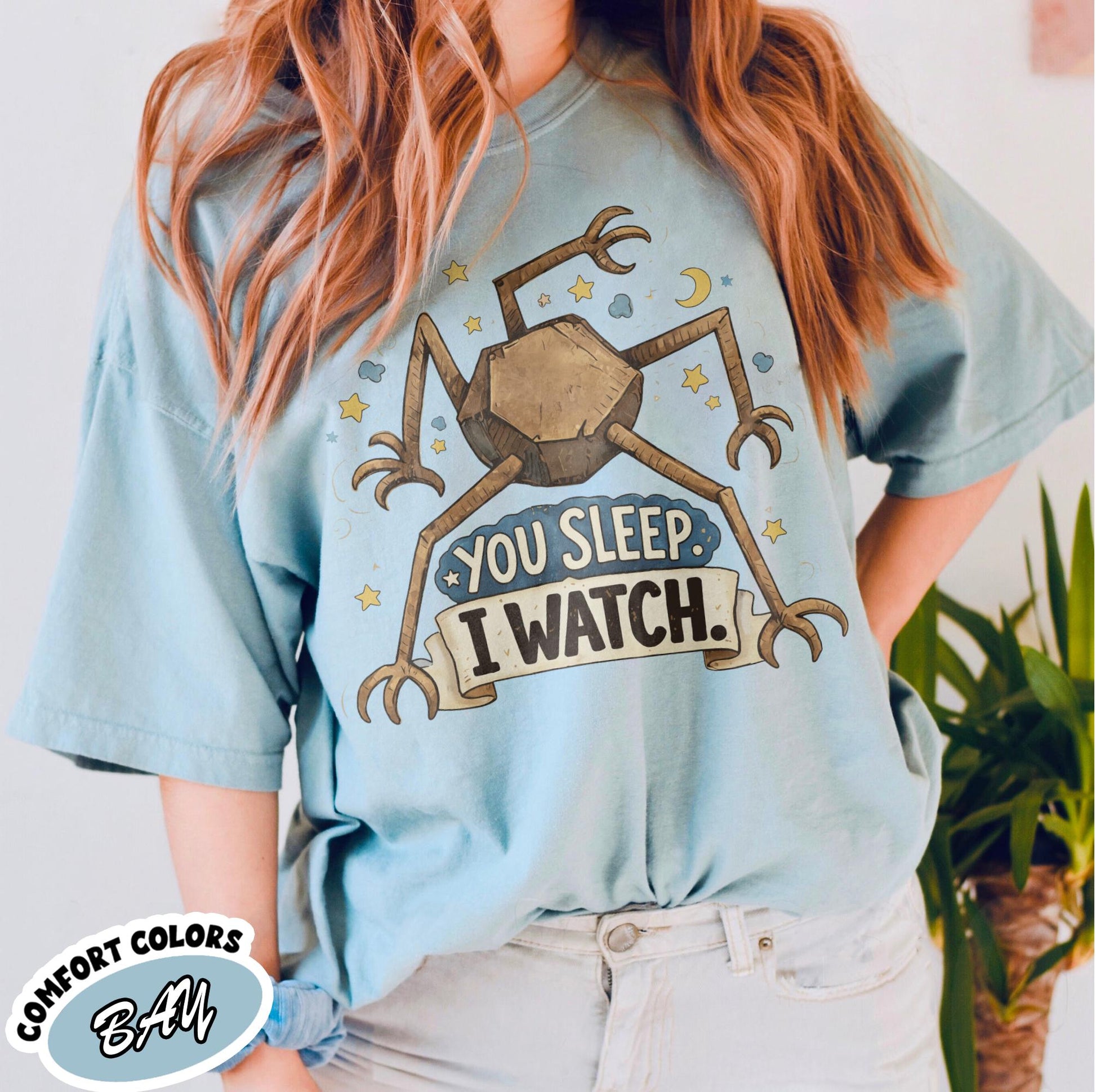 You Sleep I Watch Alien Graphic T-Shirt – Retro Sci-Fi Fan Tee