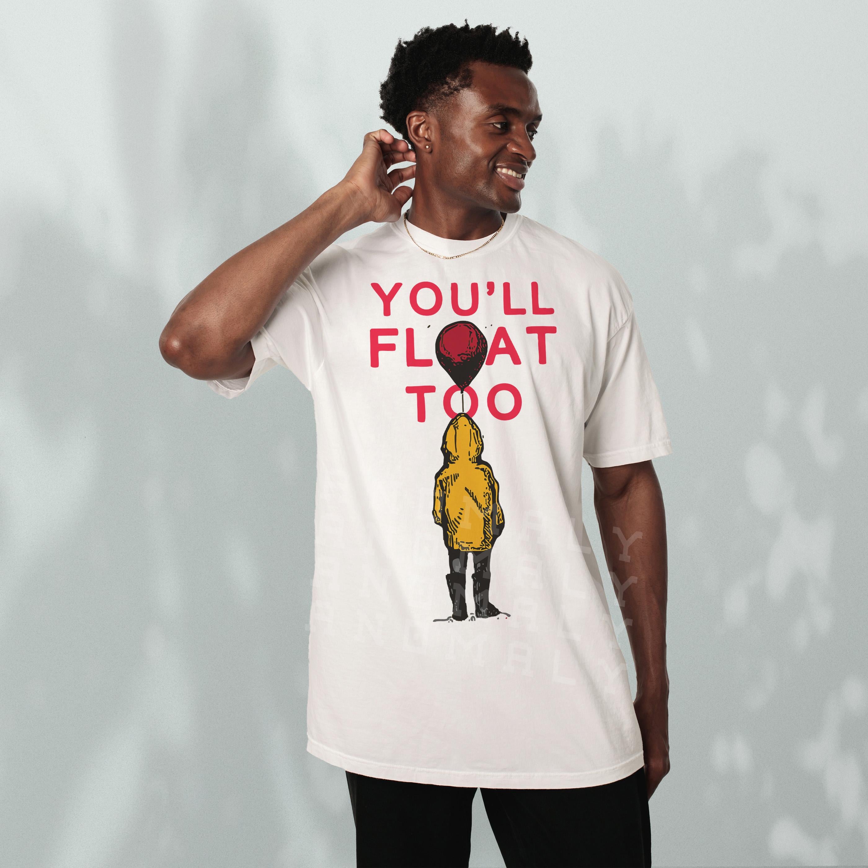 You’ll Float Too Graphic T-Shirt – Georgie Balloon Horror Fan Tee