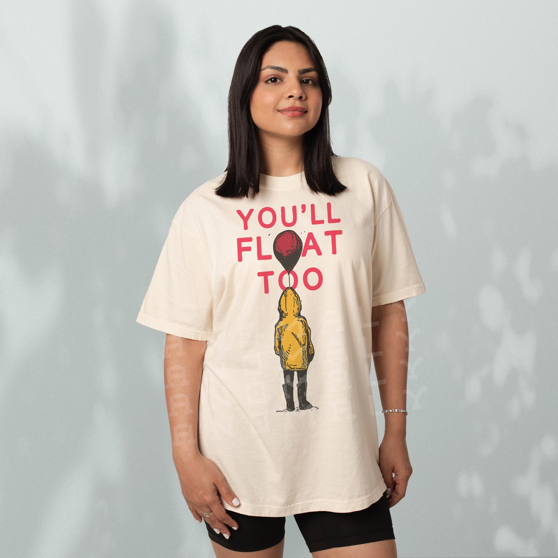 You’ll Float Too Graphic T-Shirt – Georgie Balloon Horror Fan Tee