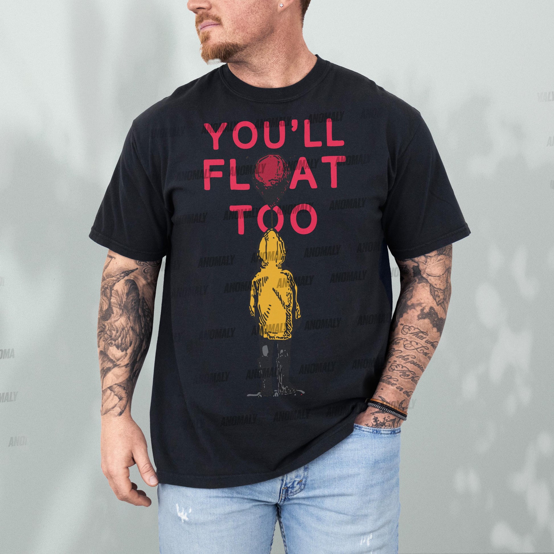 You’ll Float Too Graphic T-Shirt – Georgie Balloon Horror Fan Tee